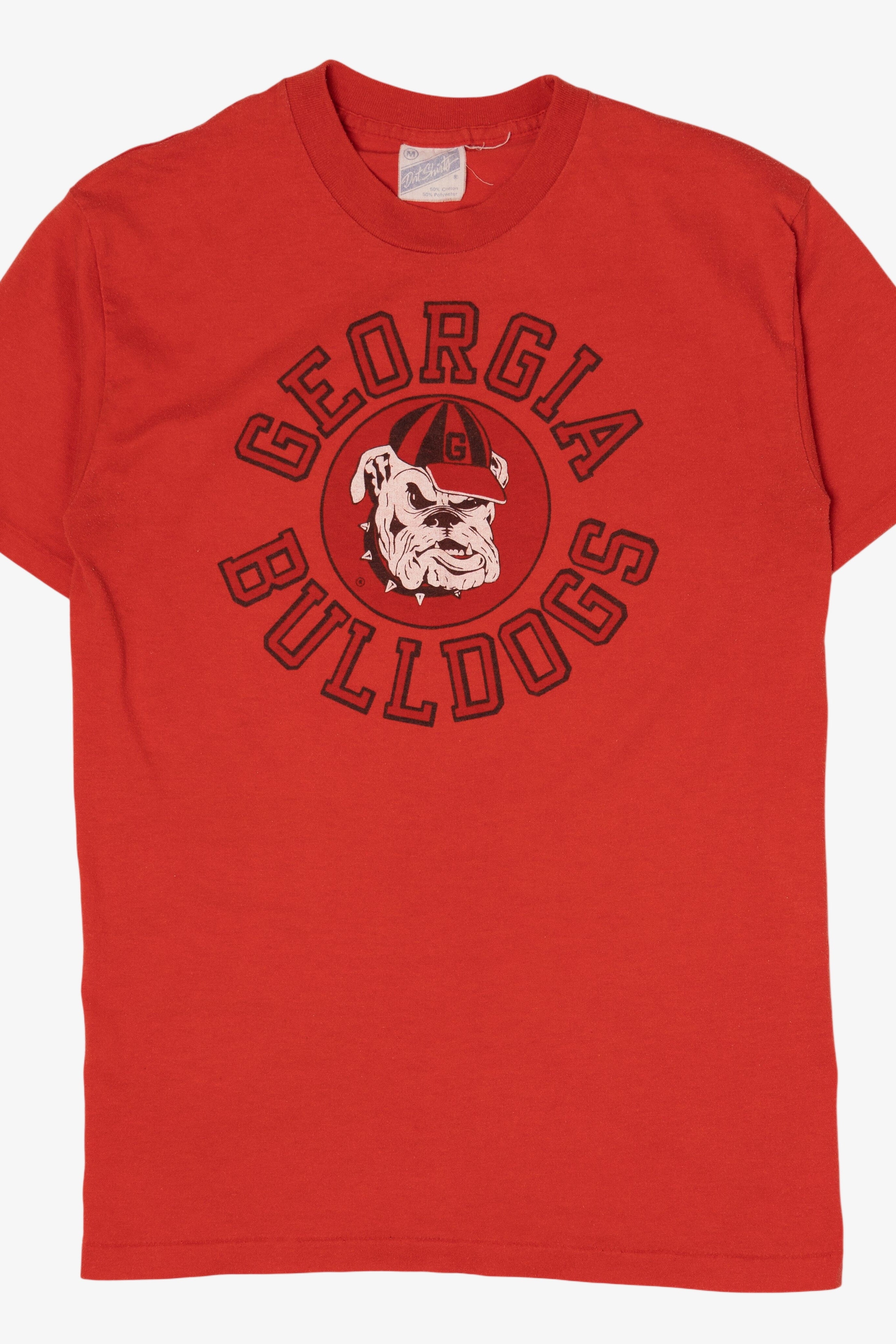 Vintage Red University Of Georgia Bulldogs T-Shirt (1980s)