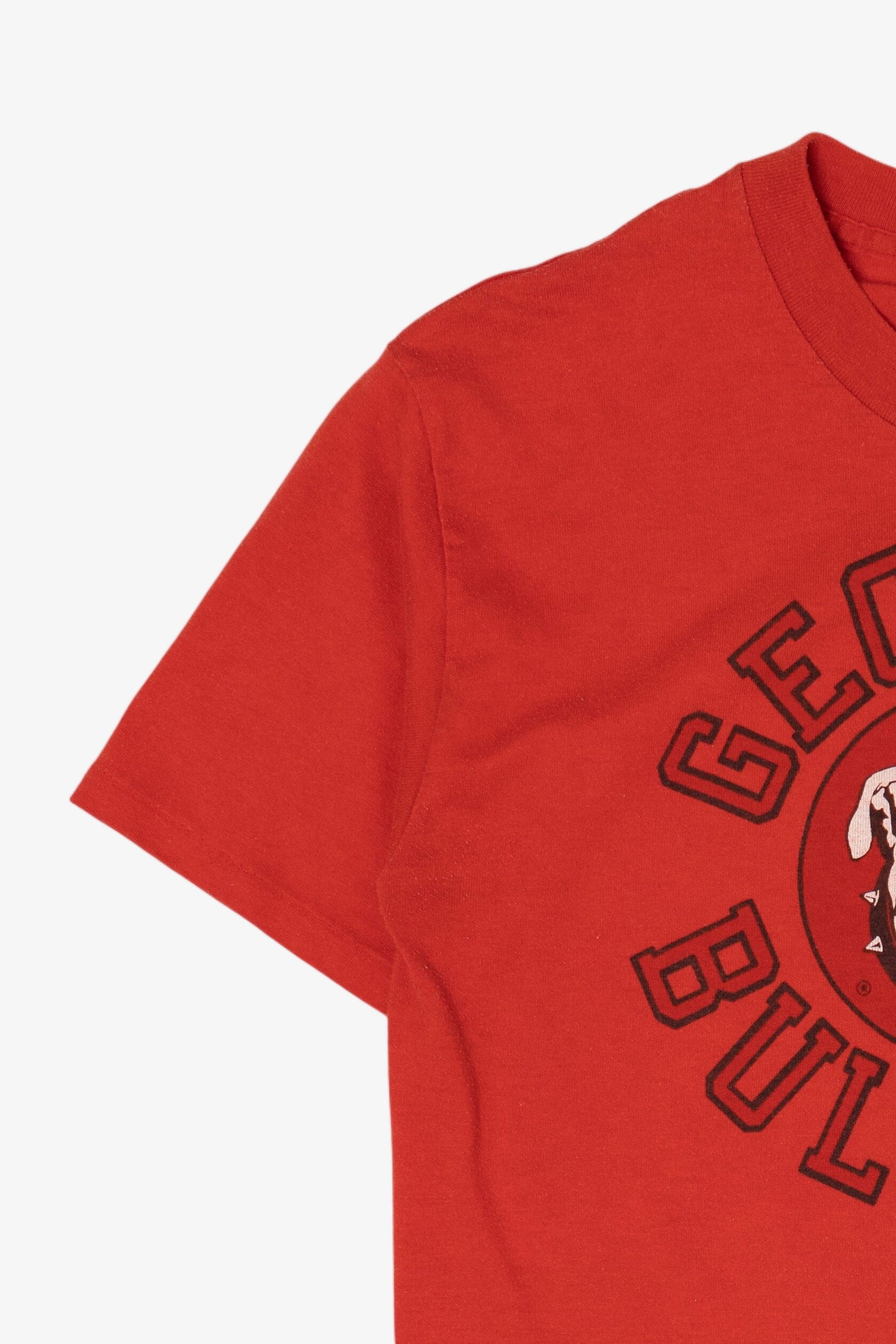 Vintage Red University Of Georgia Bulldogs T-Shirt (1980s)