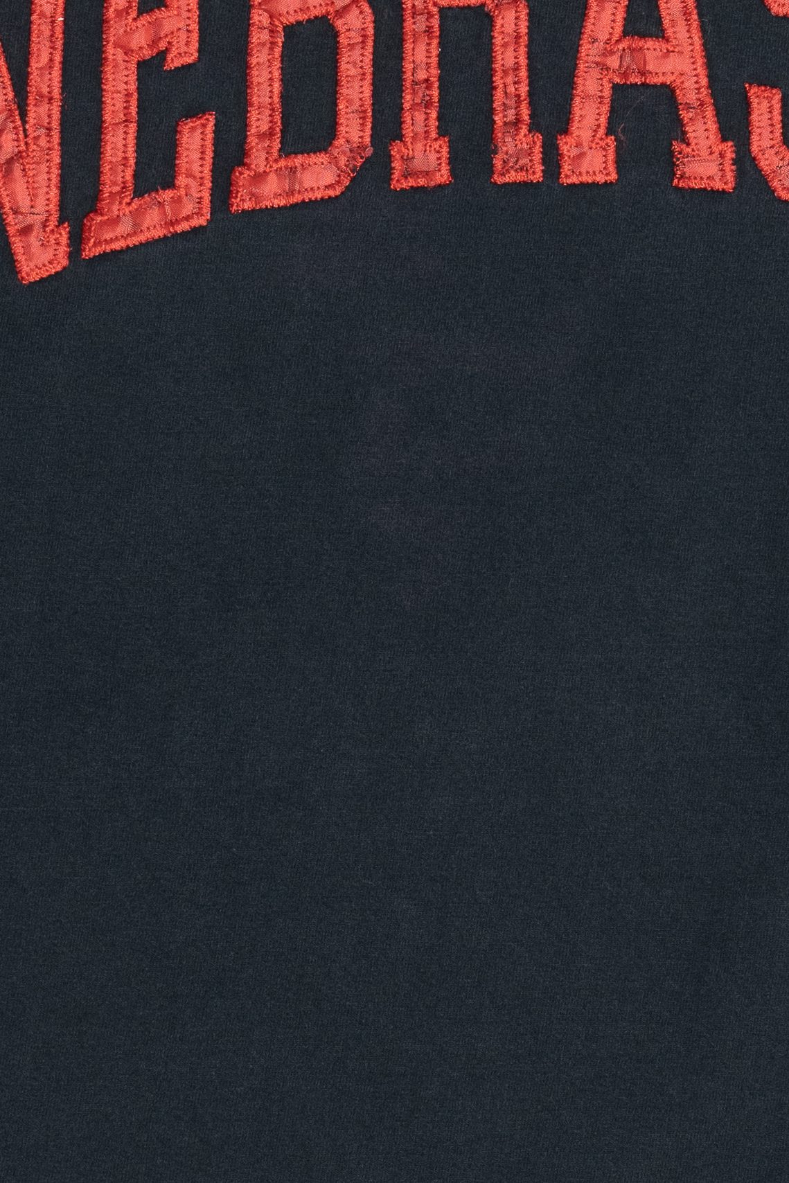 Nebraska Huskers Embroidered Patch Faded T-Shirt (2010s)