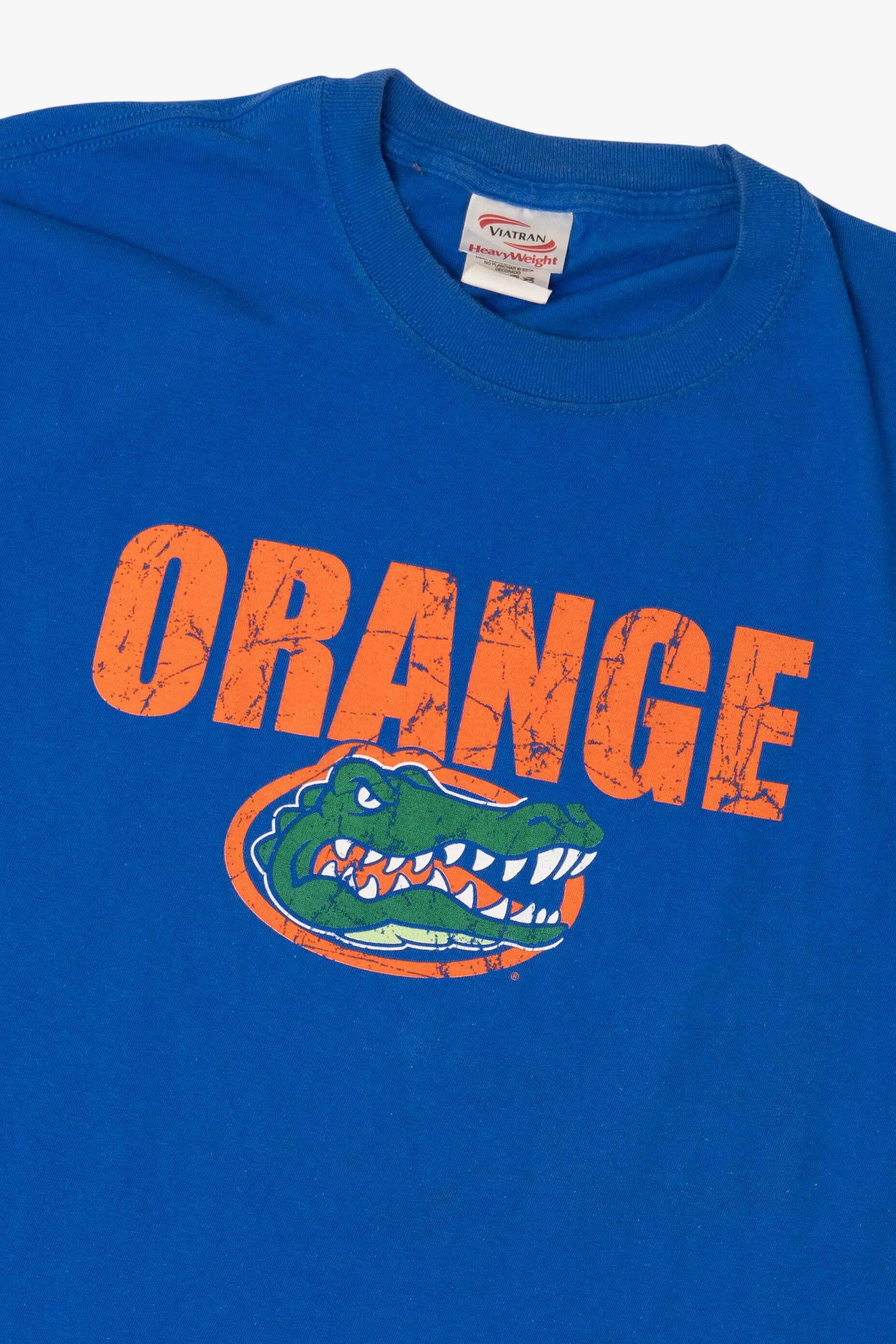 Vintage University Of Florida Gators Orange Blue T-Shirt (1990s)