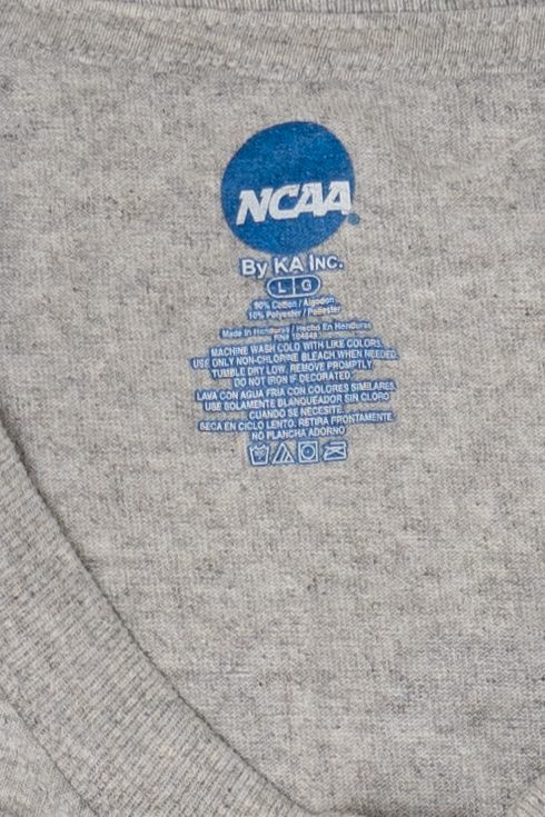 Gray NCAA Florida Gators Grid Iron 2008 T-Shirt (2000s)