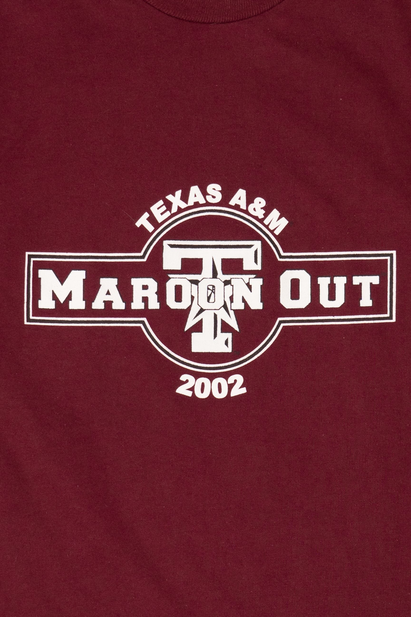Vintage Burgundy Texas A&M "Gig'em Aggies" T-Shirt (2000s)