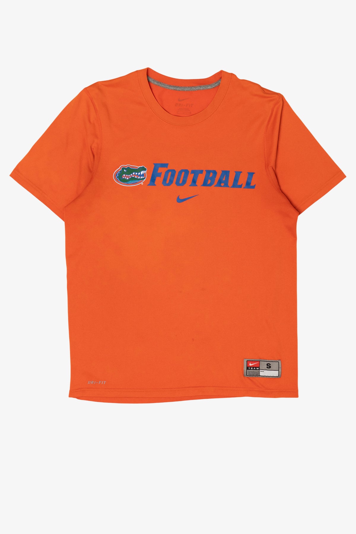 Orange Nike Florida Gators Football T-Shirt (2010s)