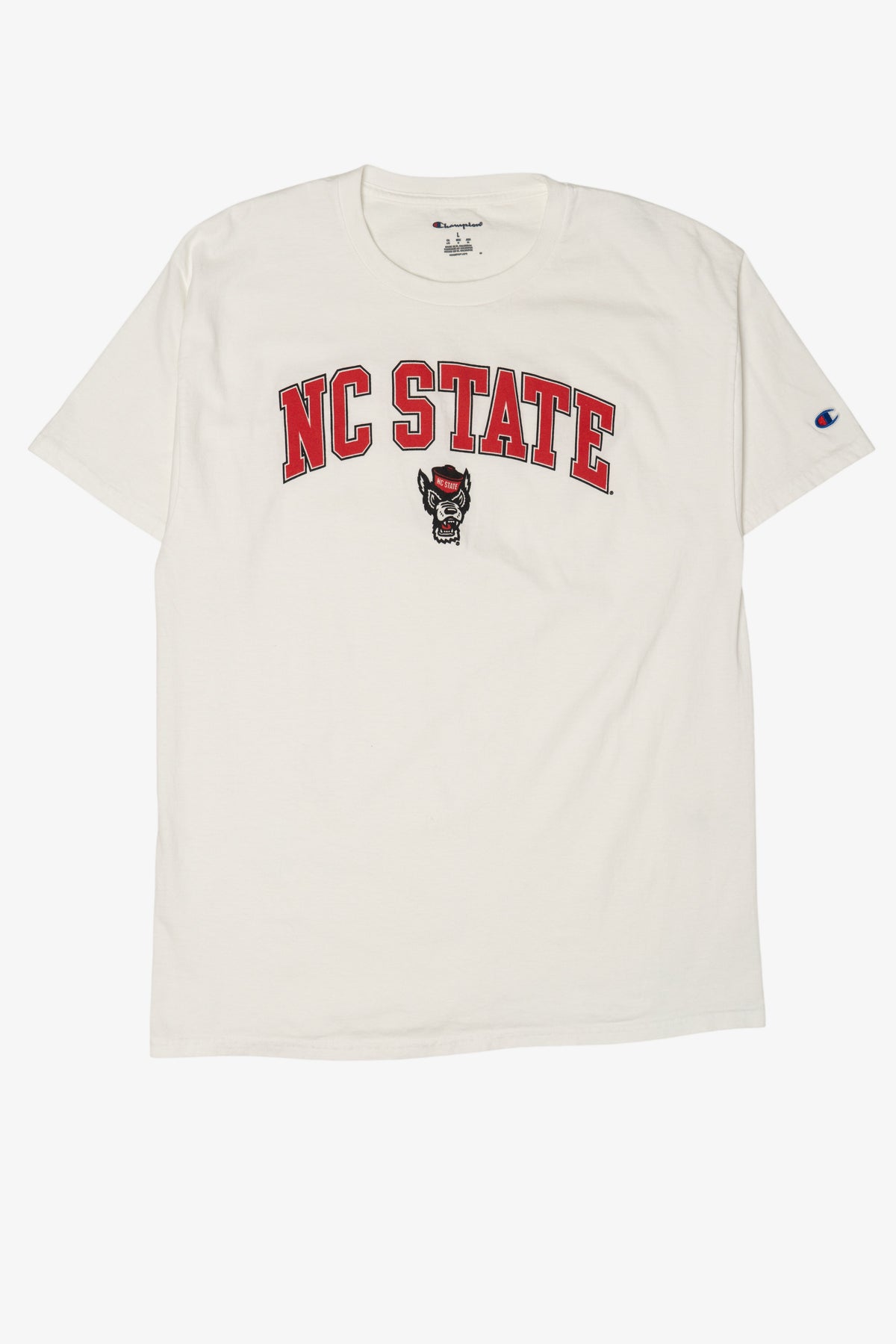 White North Carolina State T-Shirt (2010s)