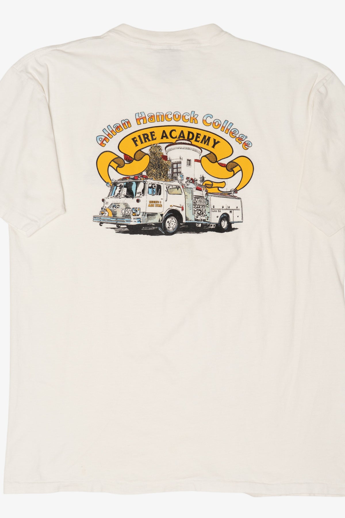 Vintage Allan Hancock College Fire Academy T-Shirt (1990s)