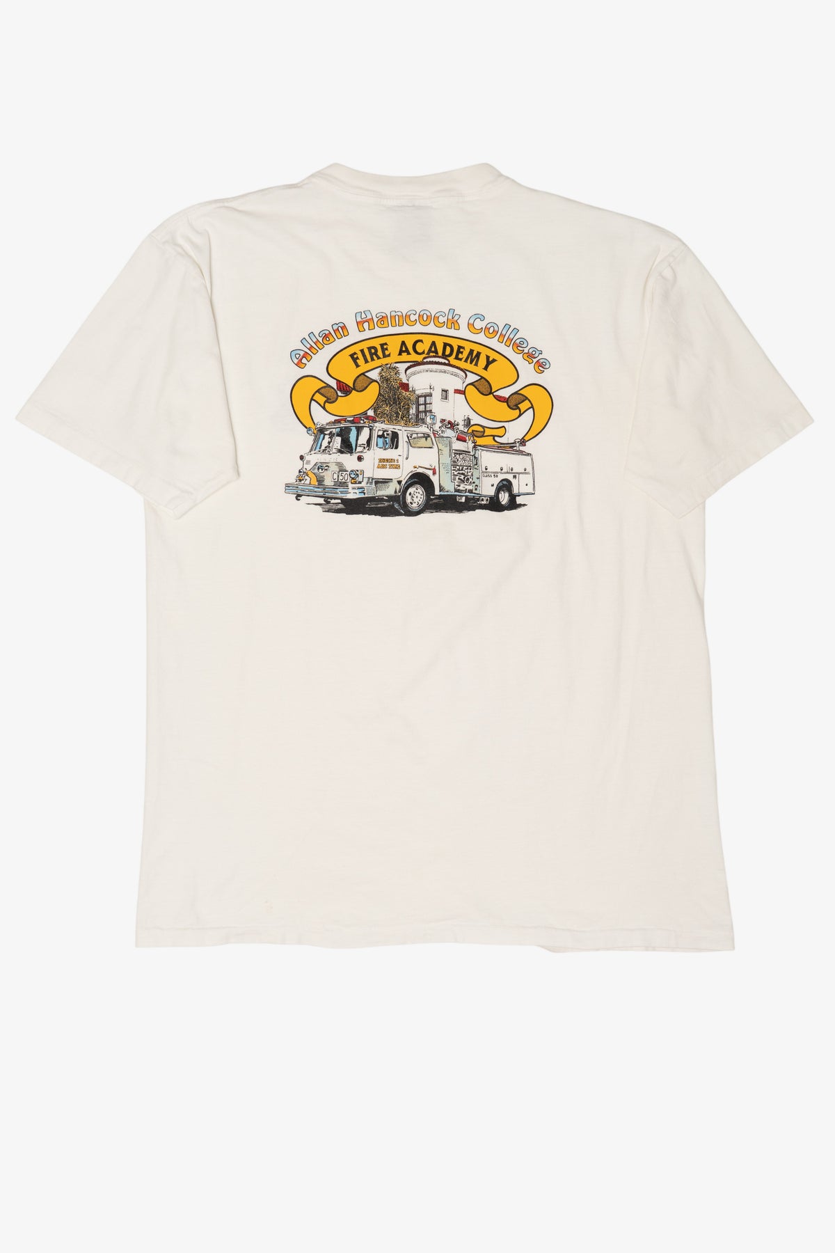 Vintage Allan Hancock College Fire Academy T-Shirt (1990s)