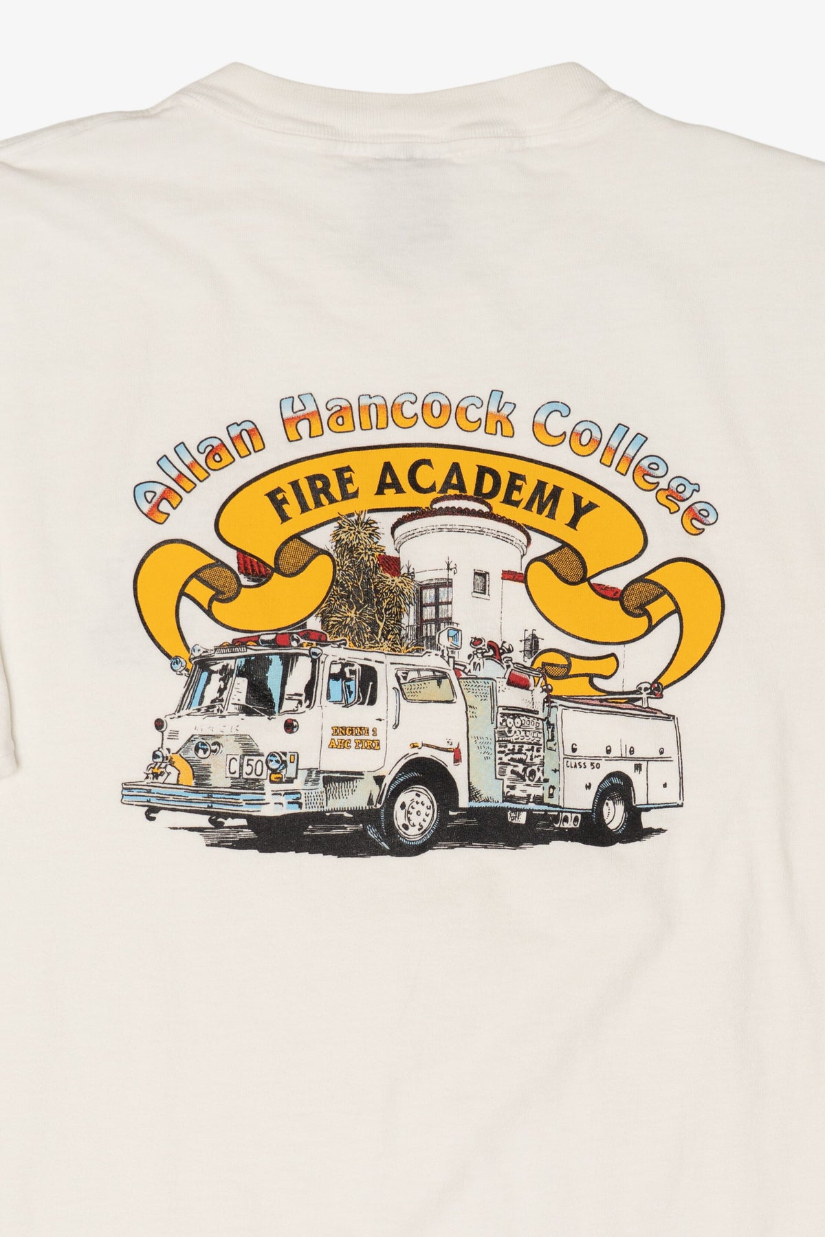 Vintage Allan Hancock College Fire Academy T-Shirt (1990s)