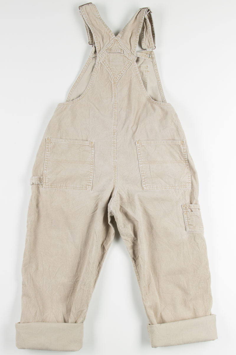 Tan Corduroy Overalls