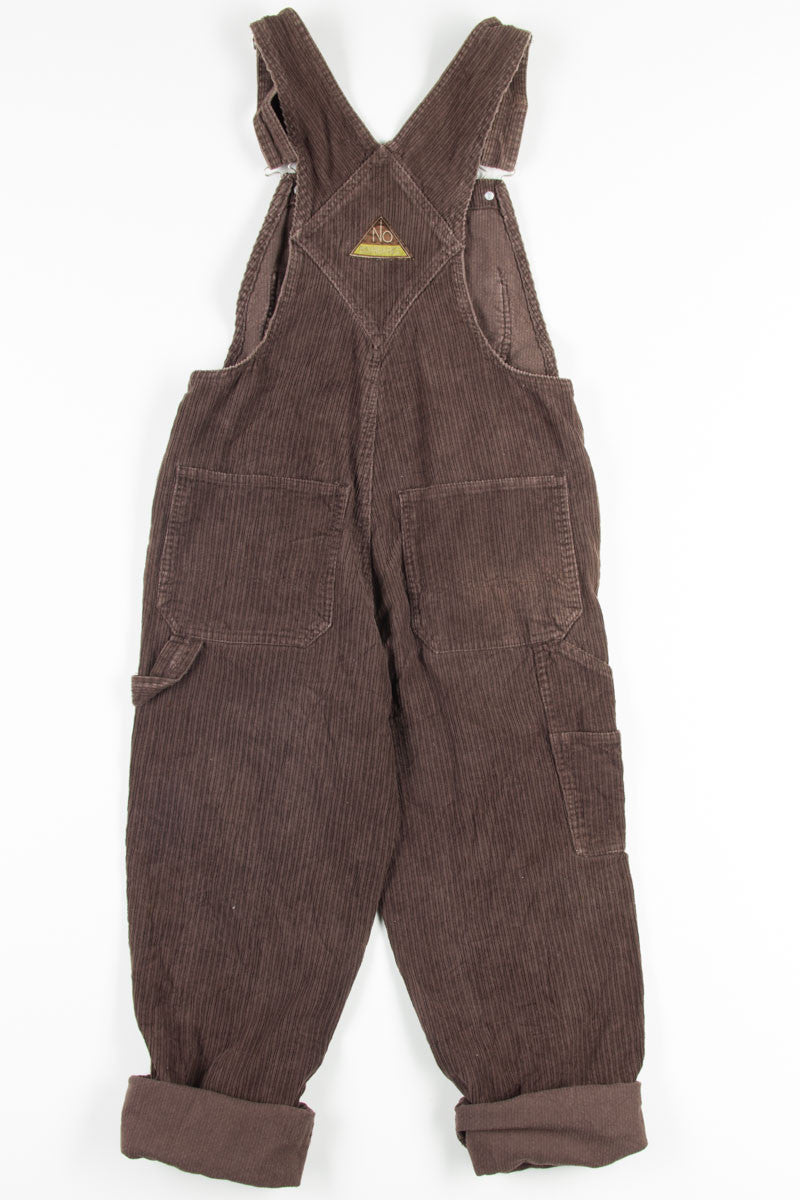 Brown Corduroy Overalls