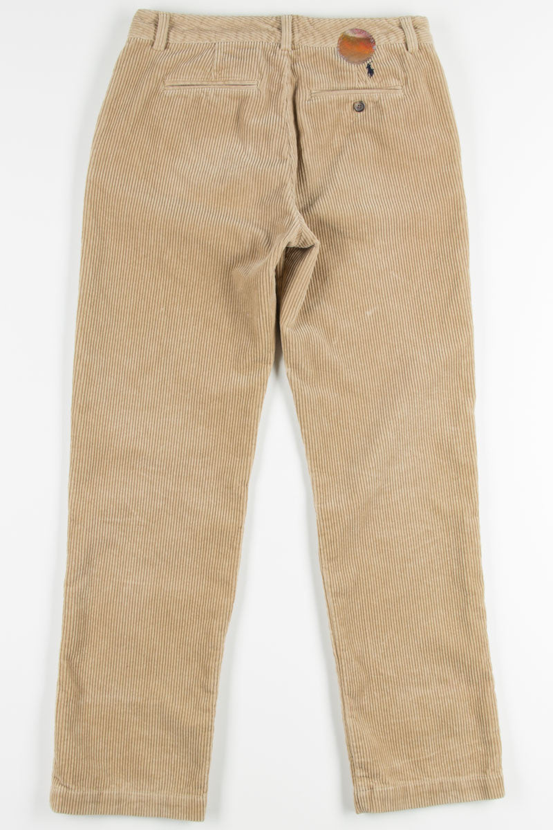 Beige Ralph Lauren Corduroy Pants 1
