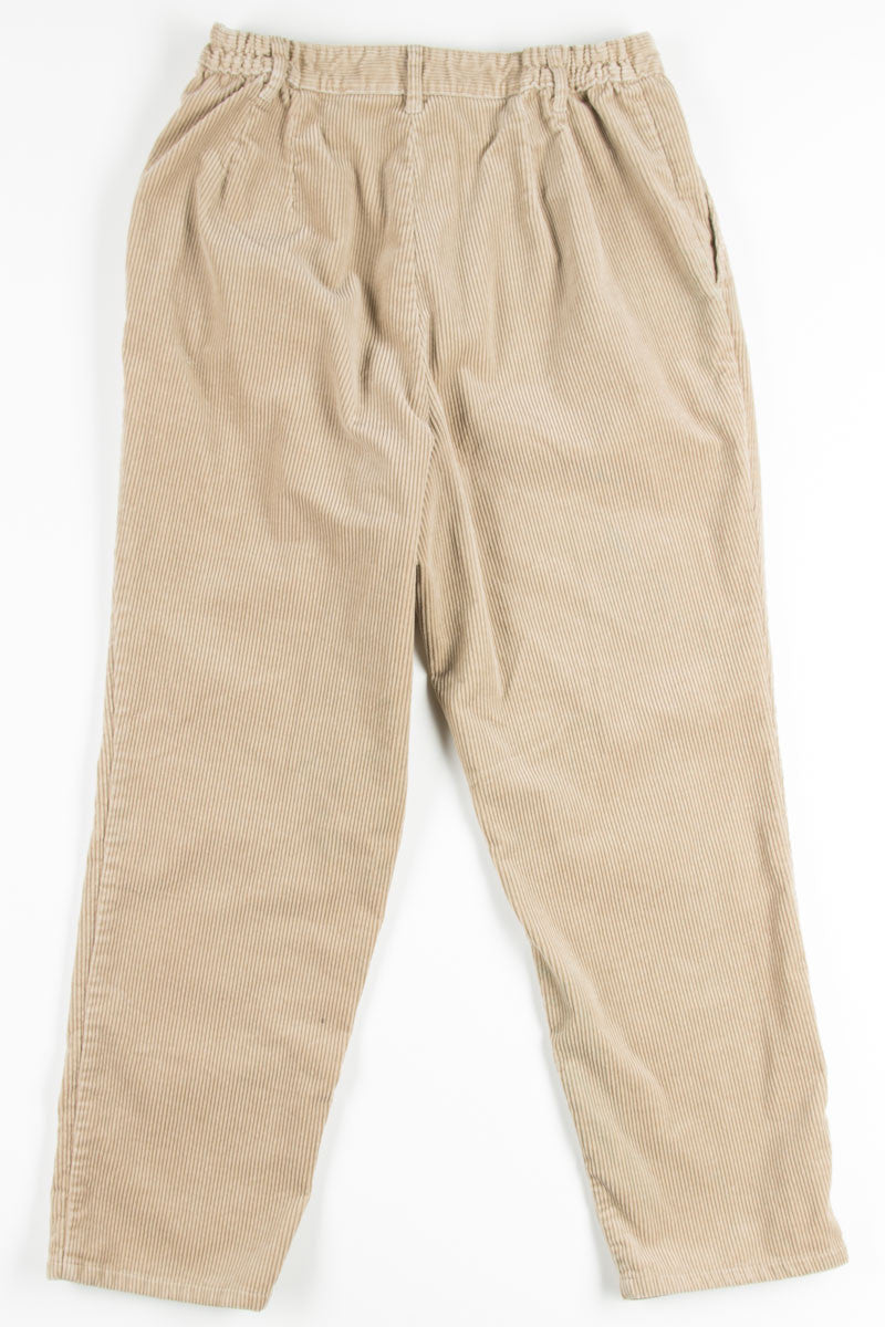 Beige Corduroy Pants 4