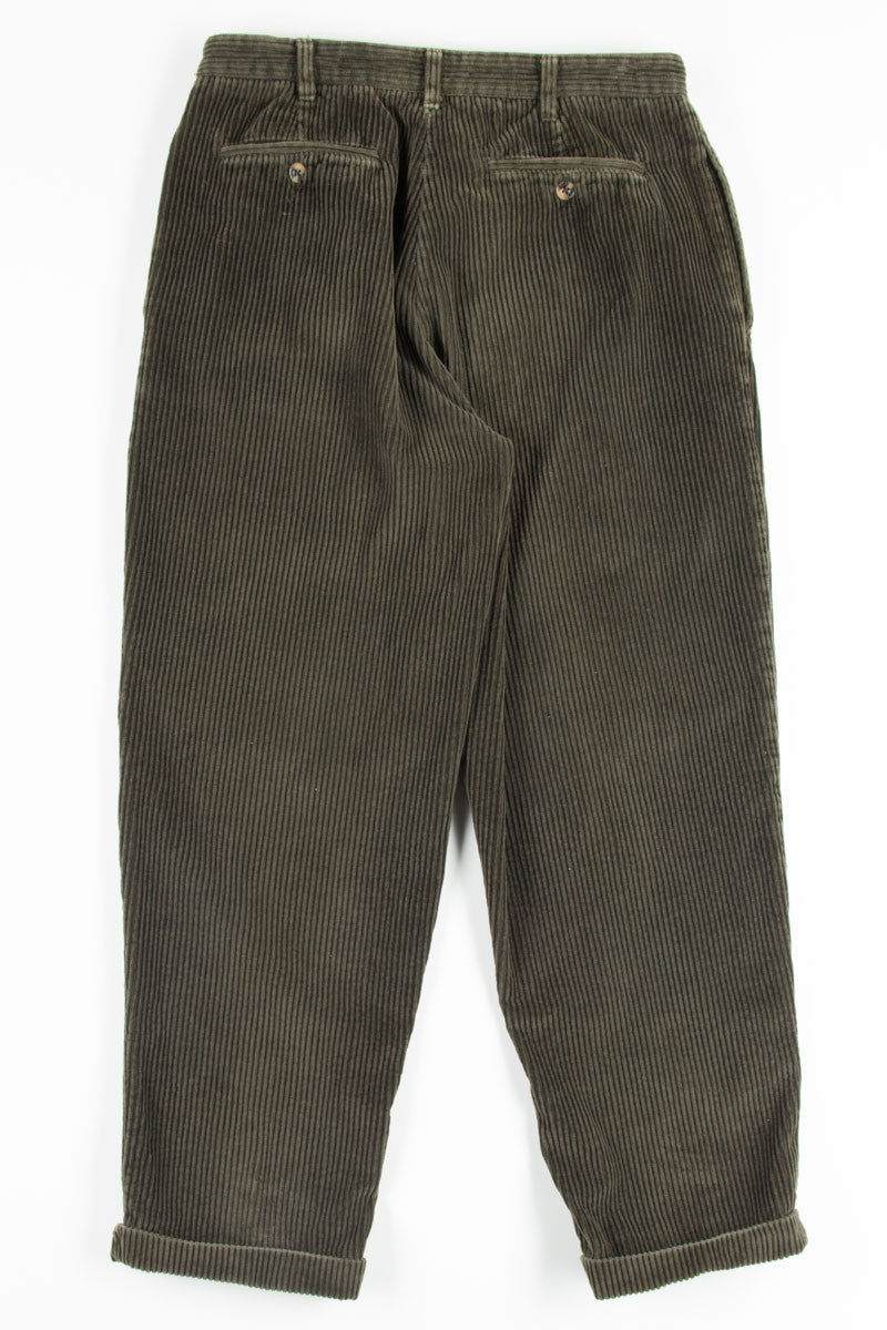 Olive Corduroy Pants 2