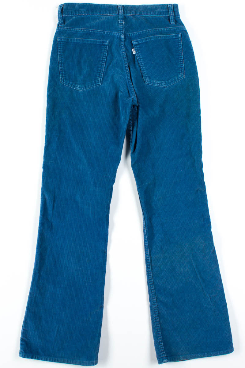 Blue Levi's Corduroy Boot Cut Pants