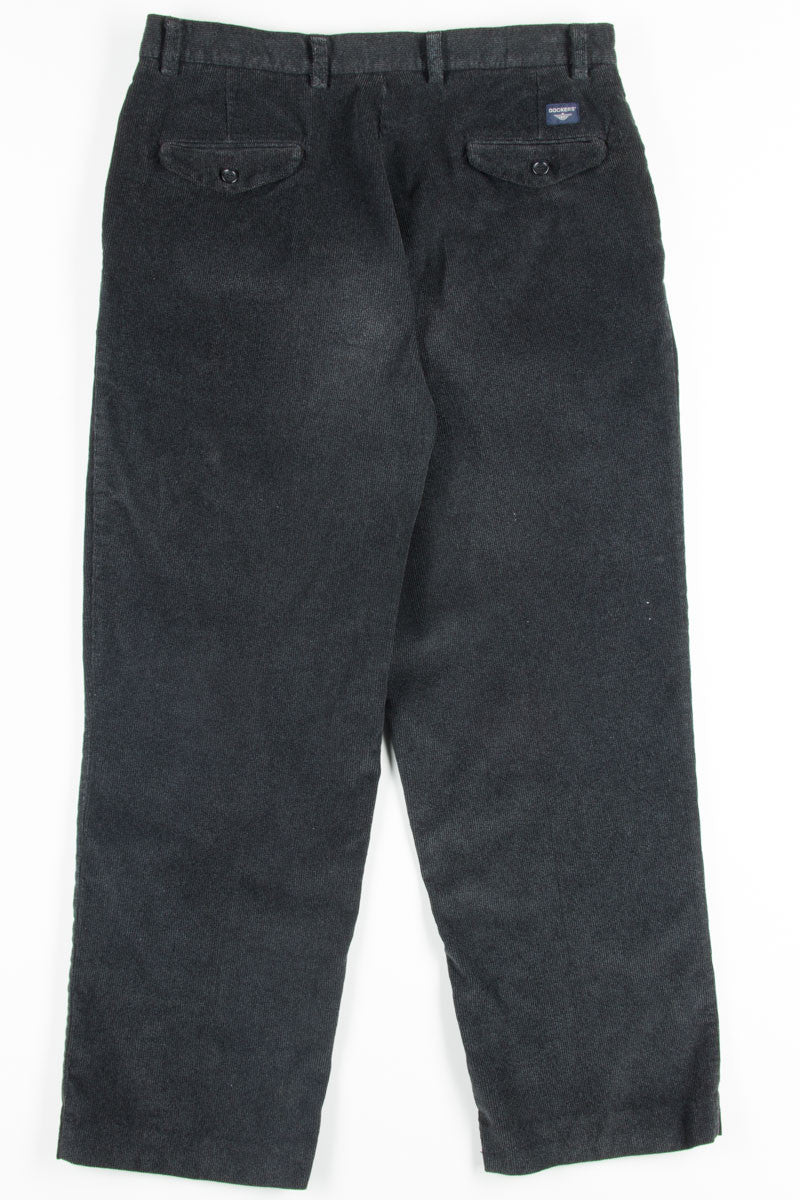 Black Dockers Corduroy Pants
