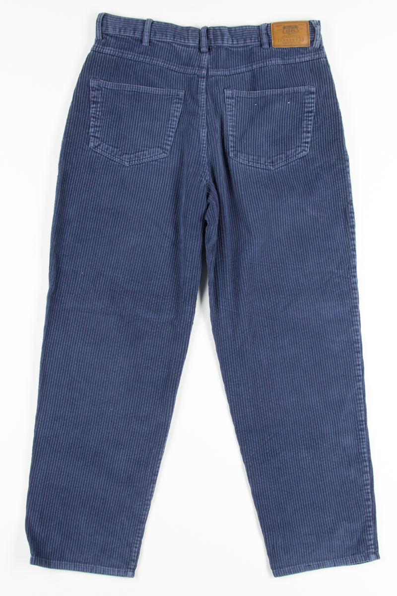 90s Blue Corduroy Pants