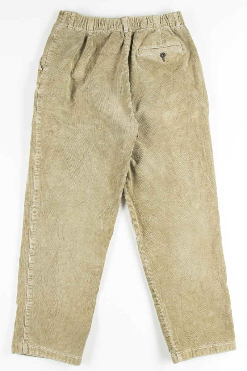 Beige L.L. Bean Corduroy Pants 1