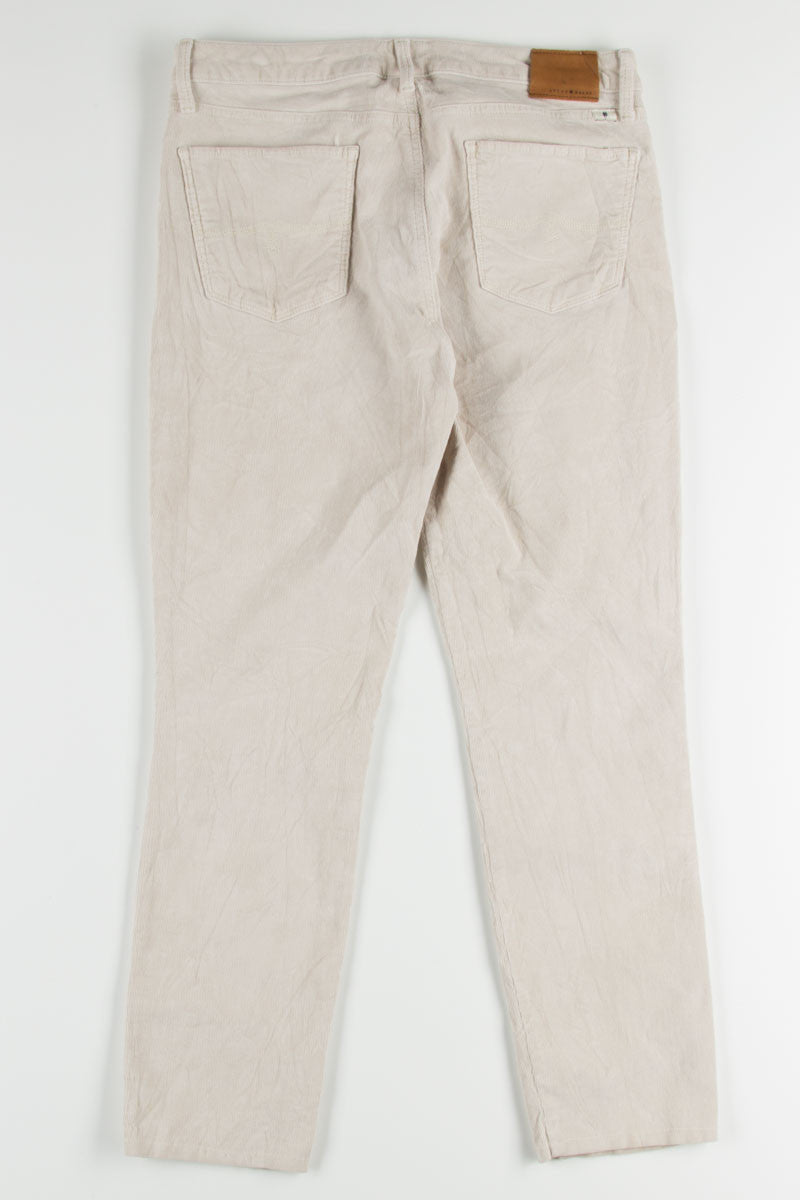 Beige Corduroy Pants 5