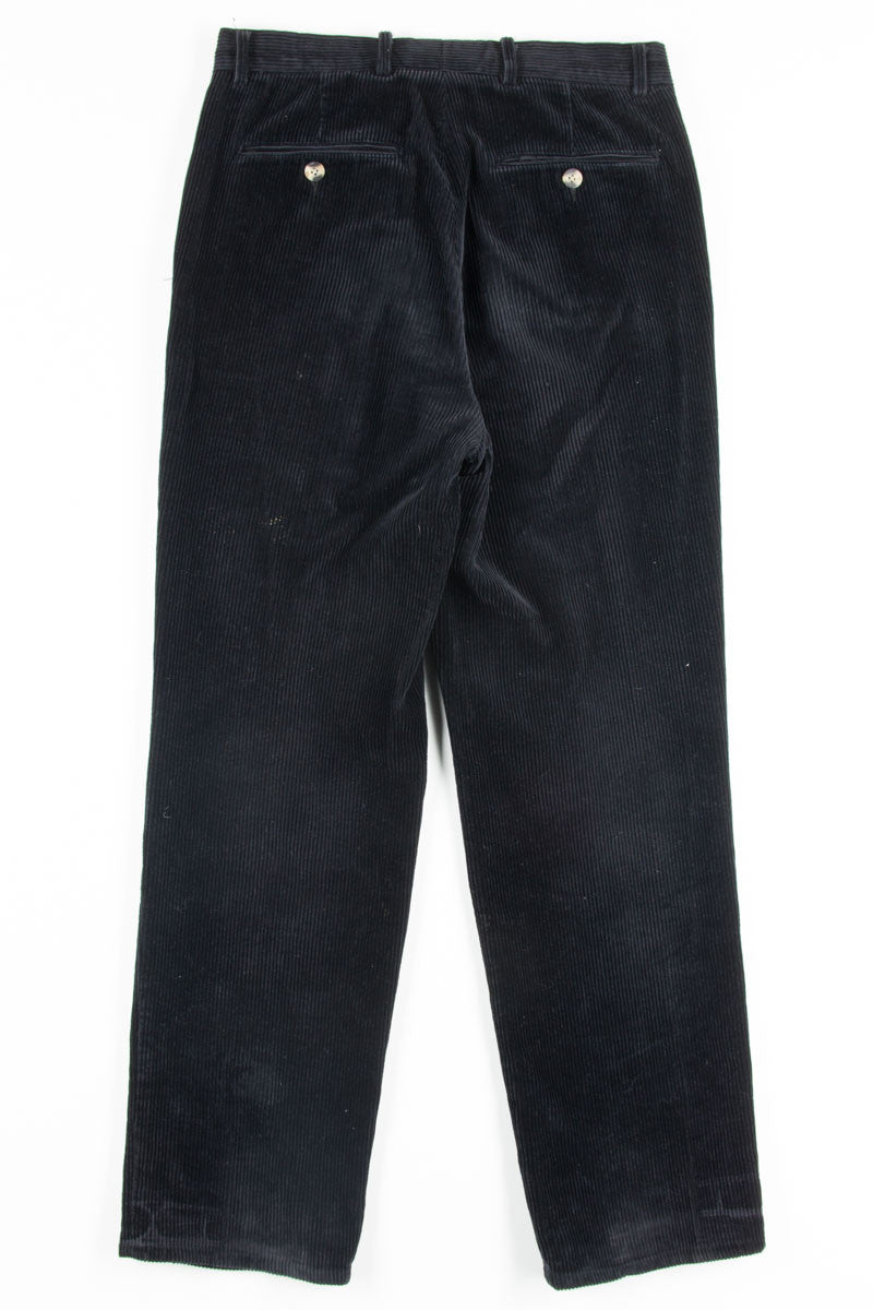 Black Baracuta Corduroy Pants