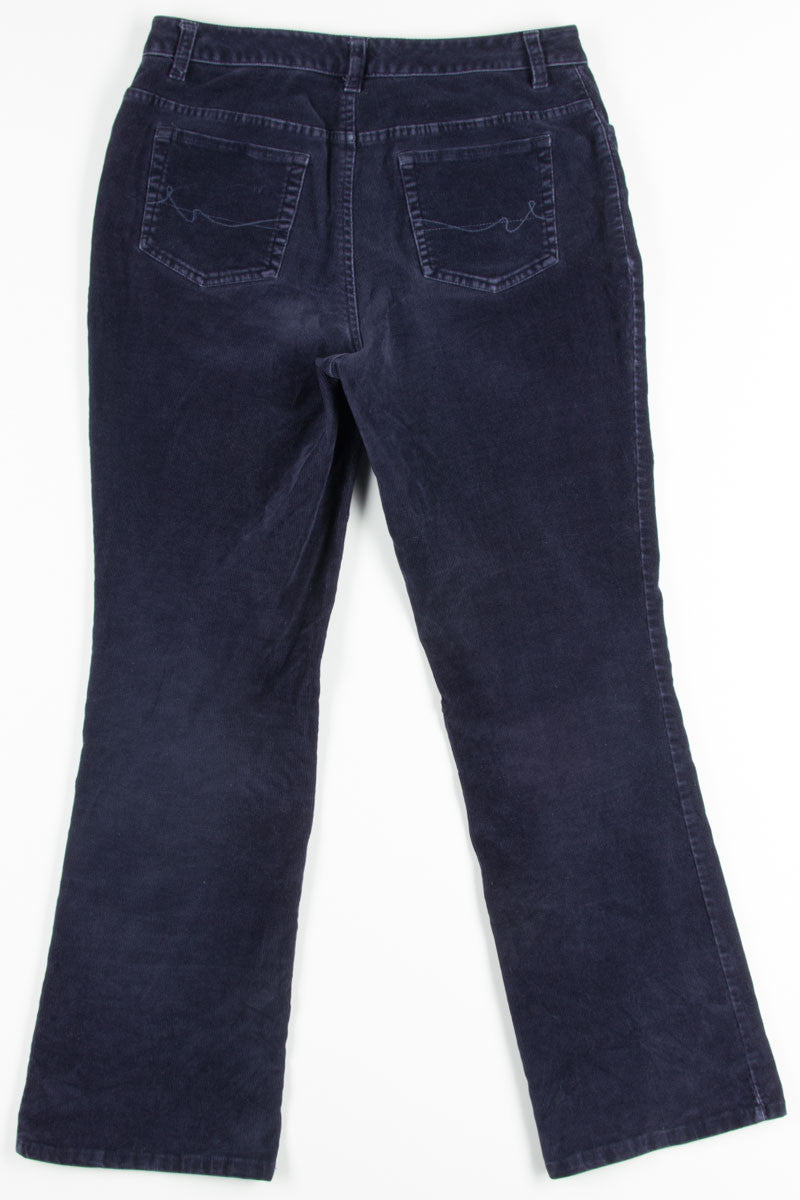 Navy Corduroy Pants 1