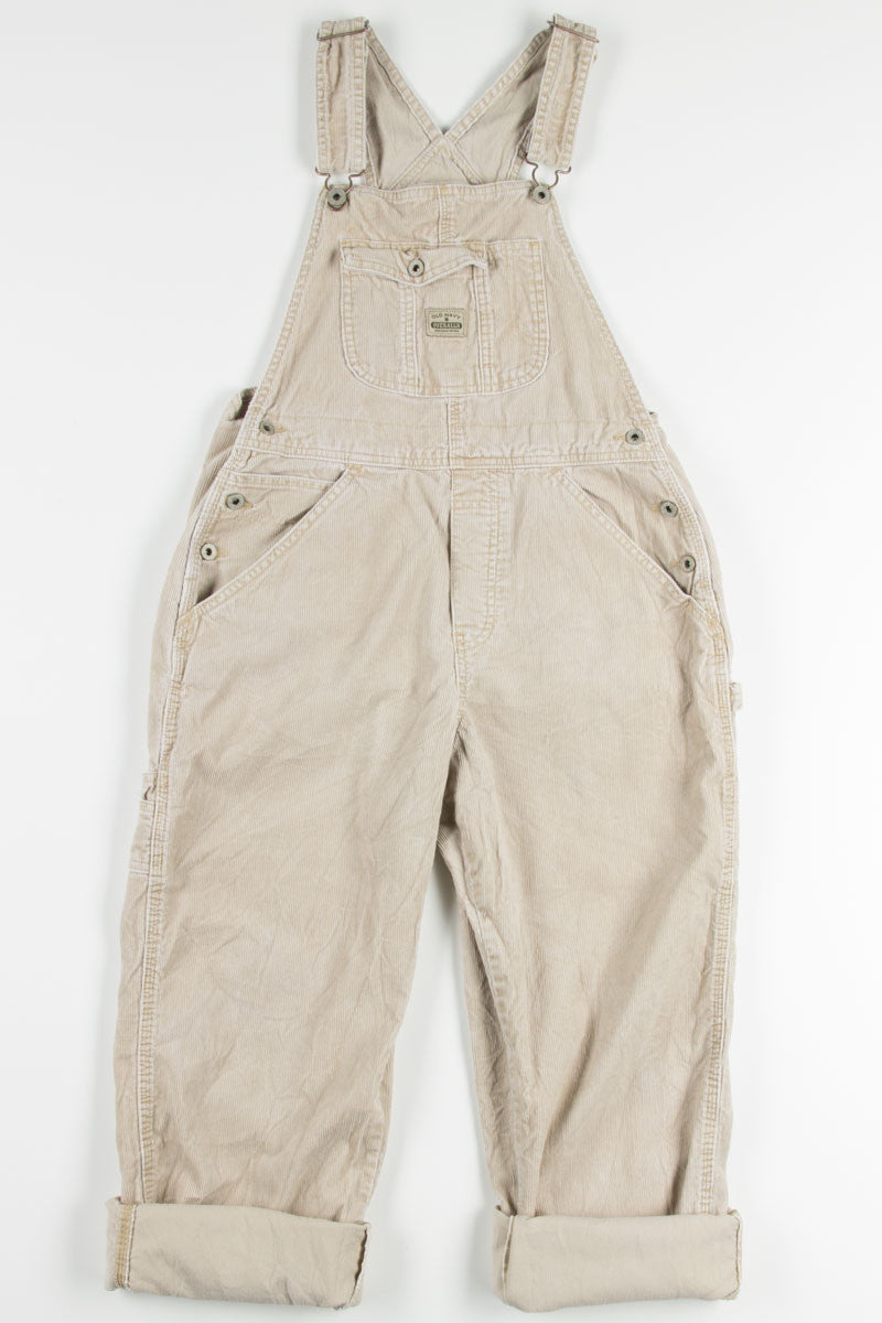 Tan Corduroy Overalls