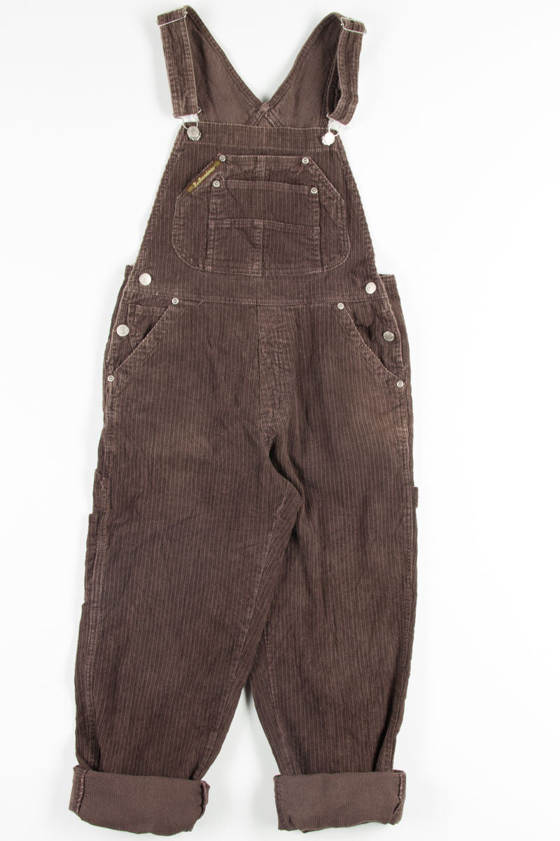 Brown Corduroy Overalls