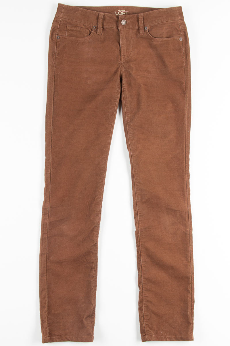 Brown Ann Taylor Loft Corduroy Pants