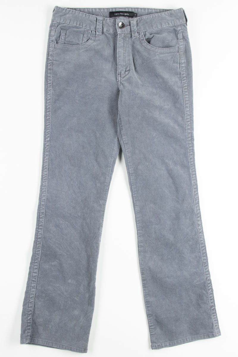 Grey Calvin Klein Corduroy Pants