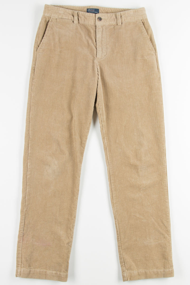 Beige Ralph Lauren Corduroy Pants 1