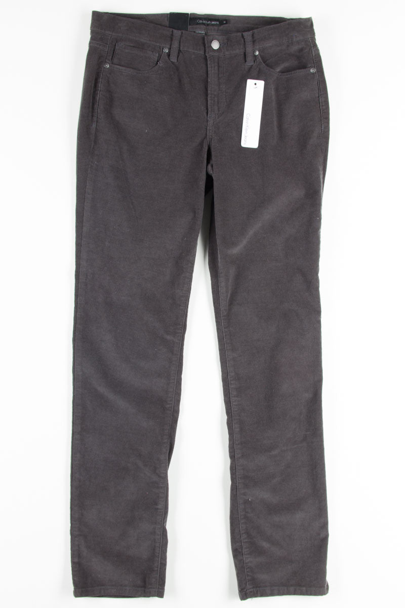 Grey Calvin Klein Corduroy Pants 1
