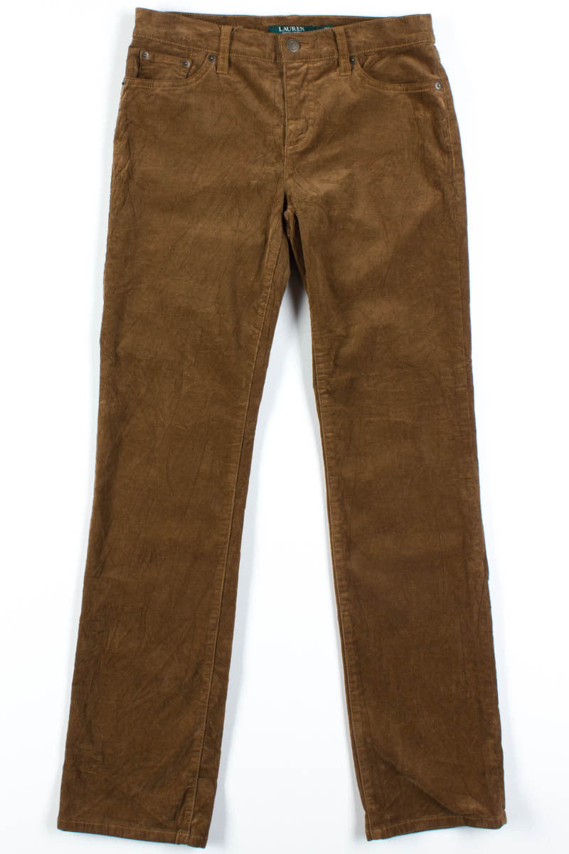 Brown Ralph Lauren Corduroy Pants 3
