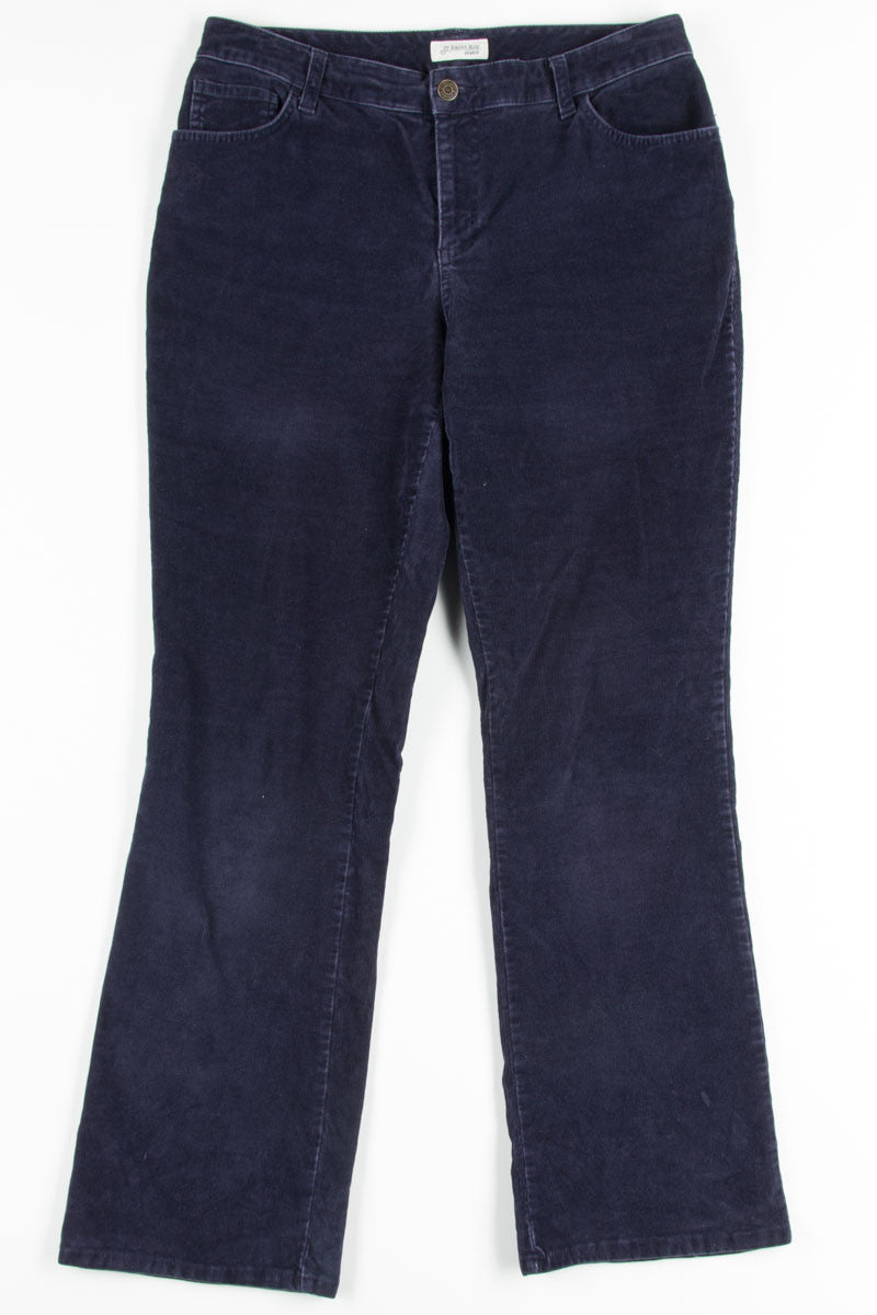 Navy Corduroy Pants 1