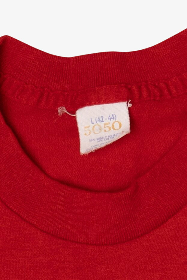 Vintage Red Turf Masters Pocket Single Stitch T-Shirt (1990s)