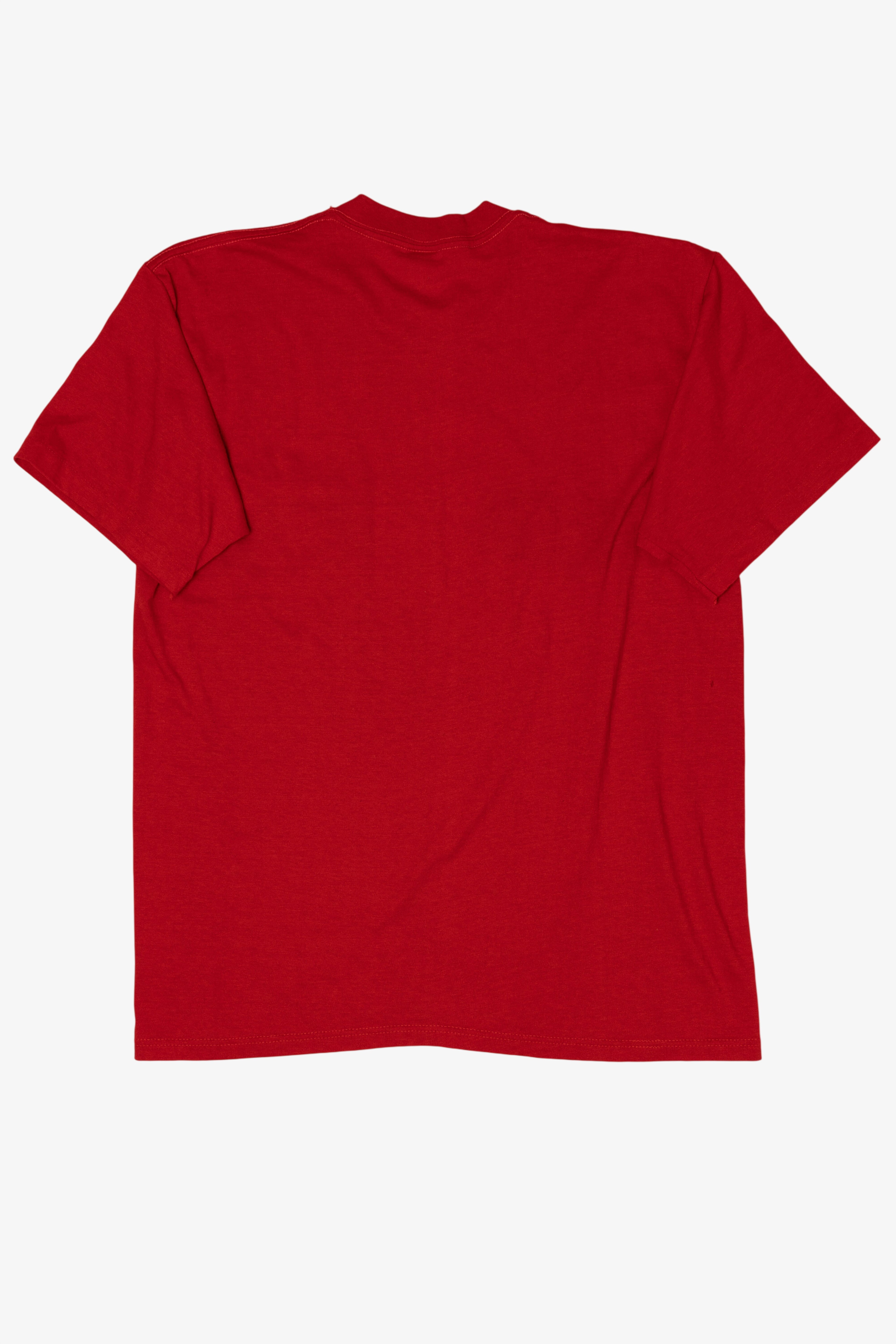 Vintage Red Turf Masters Pocket Single Stitch T-Shirt (1990s)