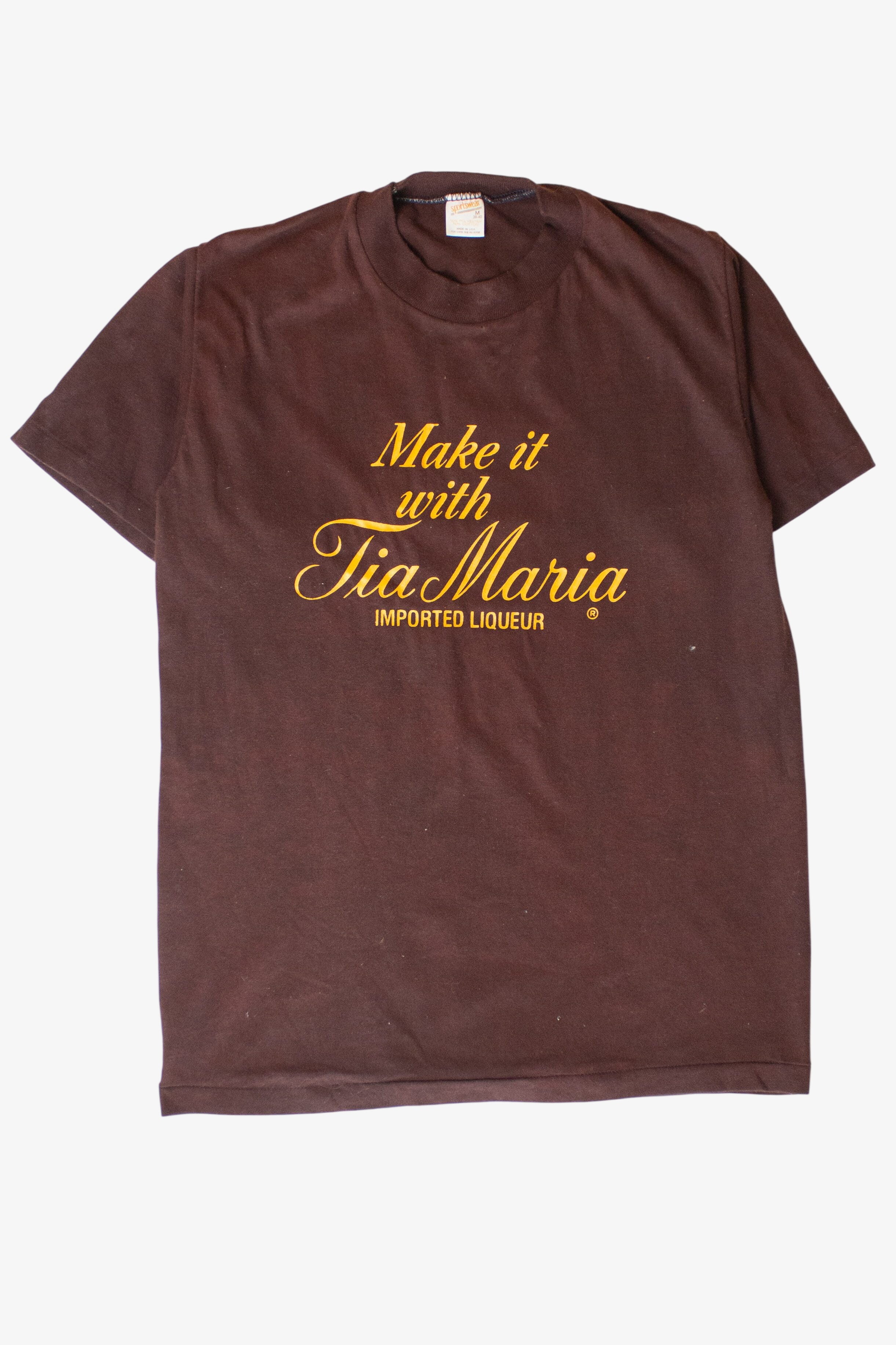 Vintage Tia Maria Imported Liqueur T-Shirt (1980s)