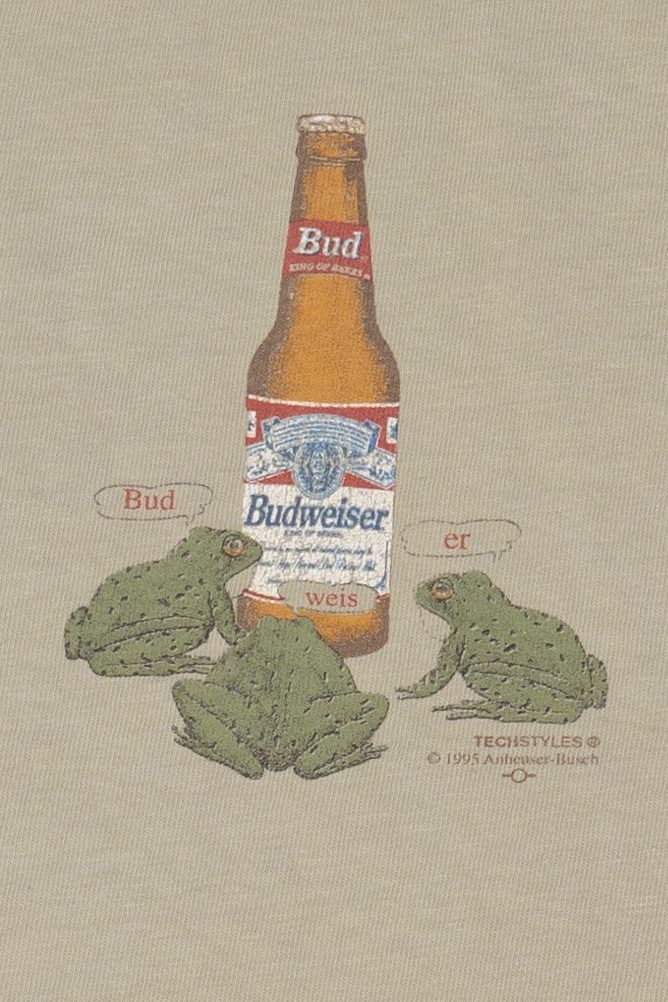 Vintage Budweiser Frogs "Your Pad Or Mine?" T-Shirt (1990s)