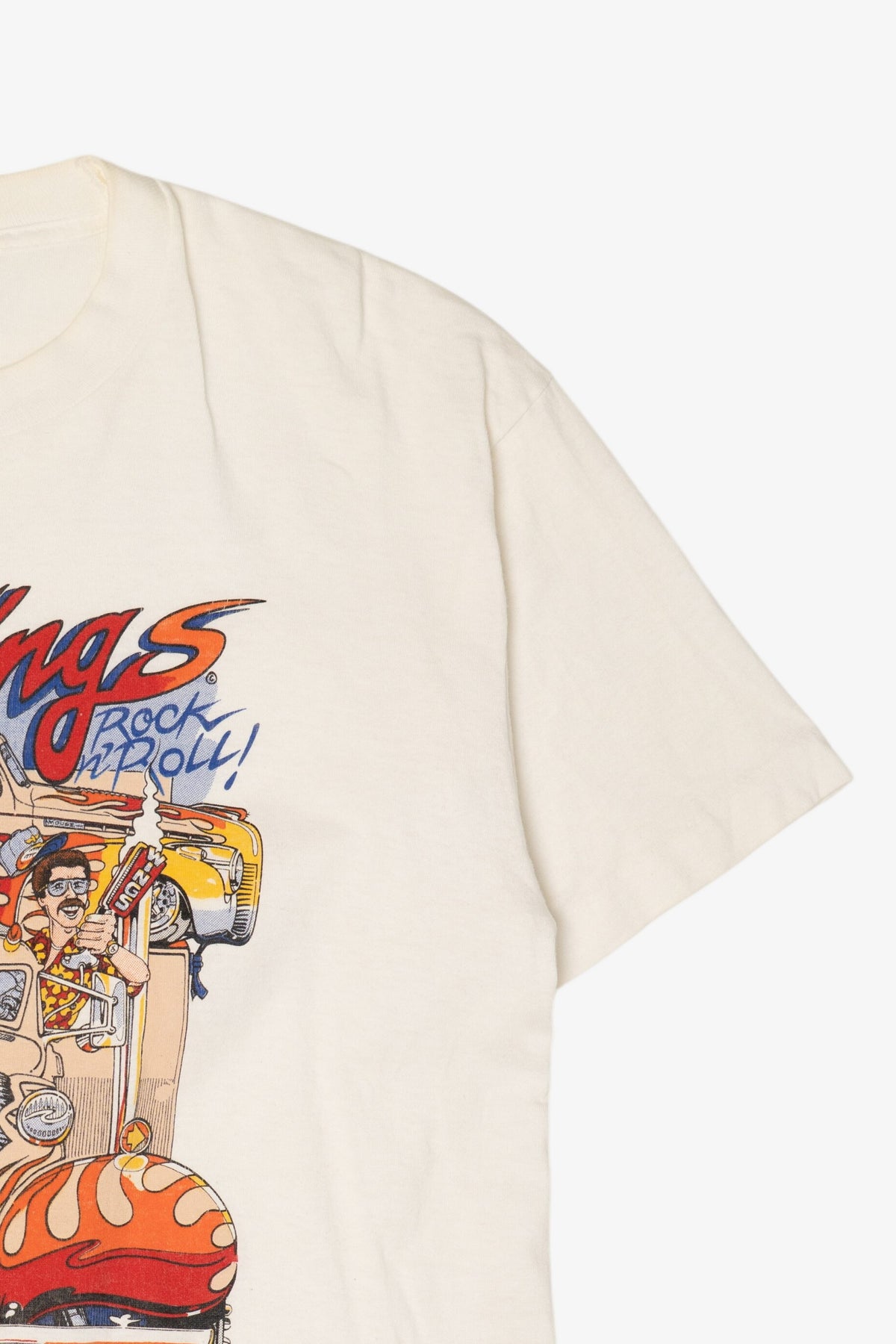 Vintage Cruisin With Wings Trucker Rock & Roll Single Stitch T-Shirt (1990s)