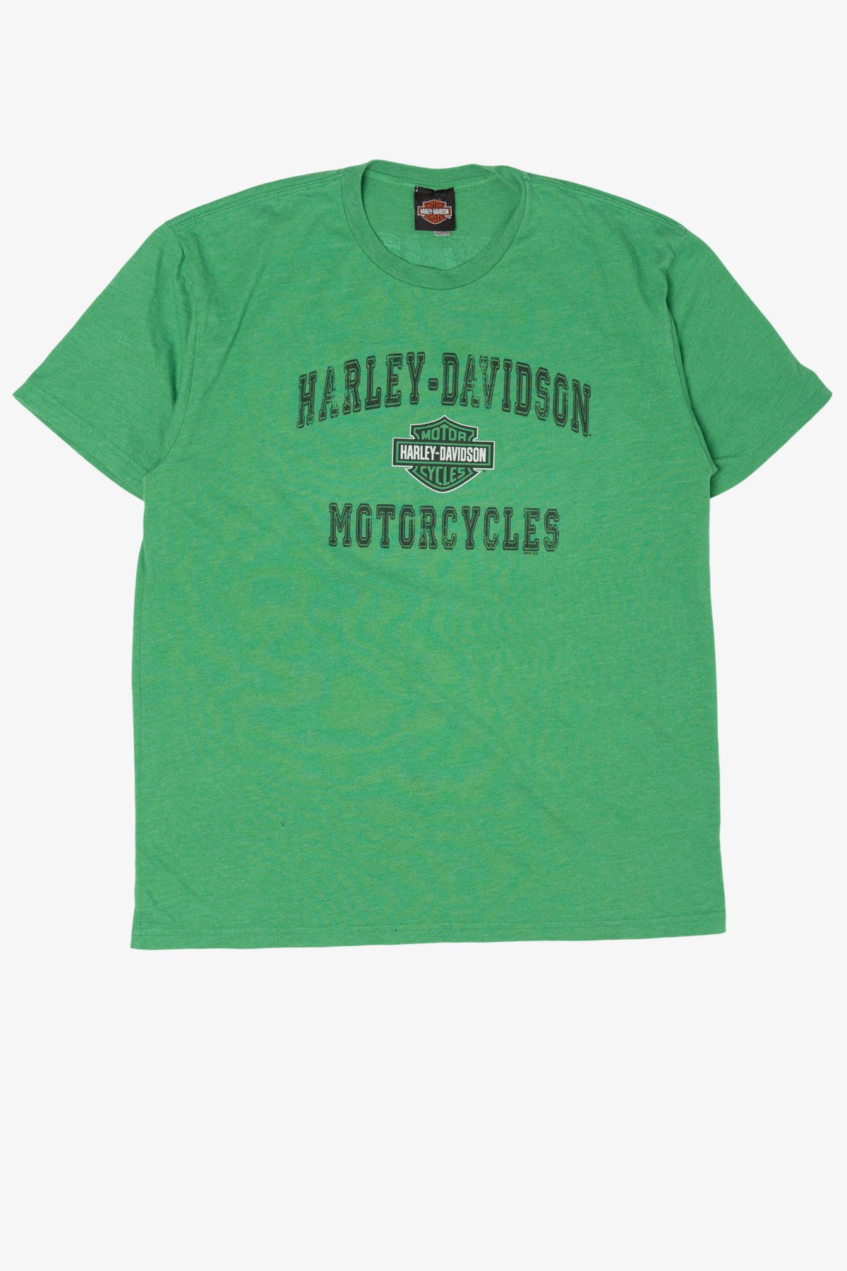 Green Harley Davidson San Antonio, Texas T-Shirt (2010s)