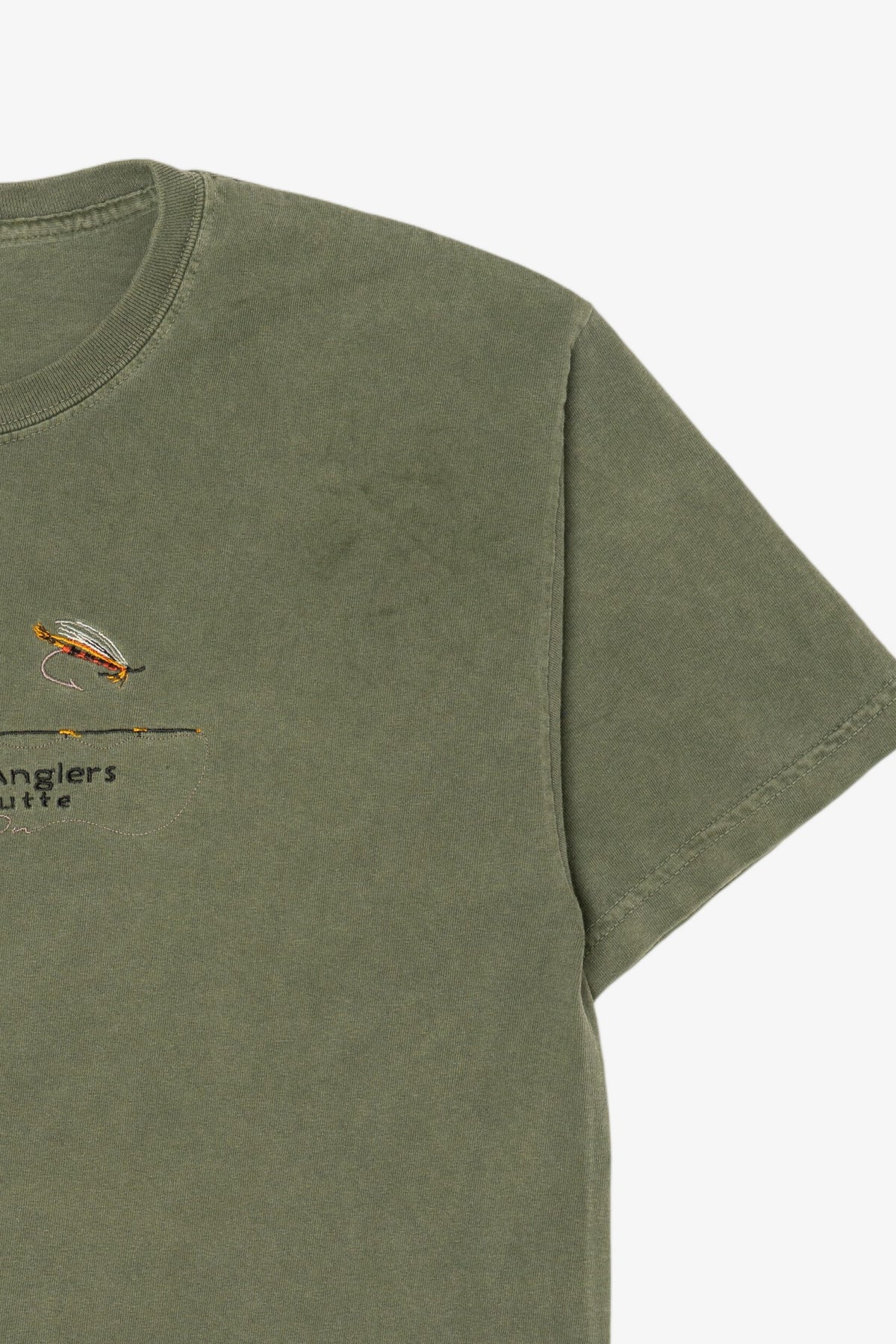 Embroidered Dragonfly Anglers Crested Butte T-Shirt (2010s)