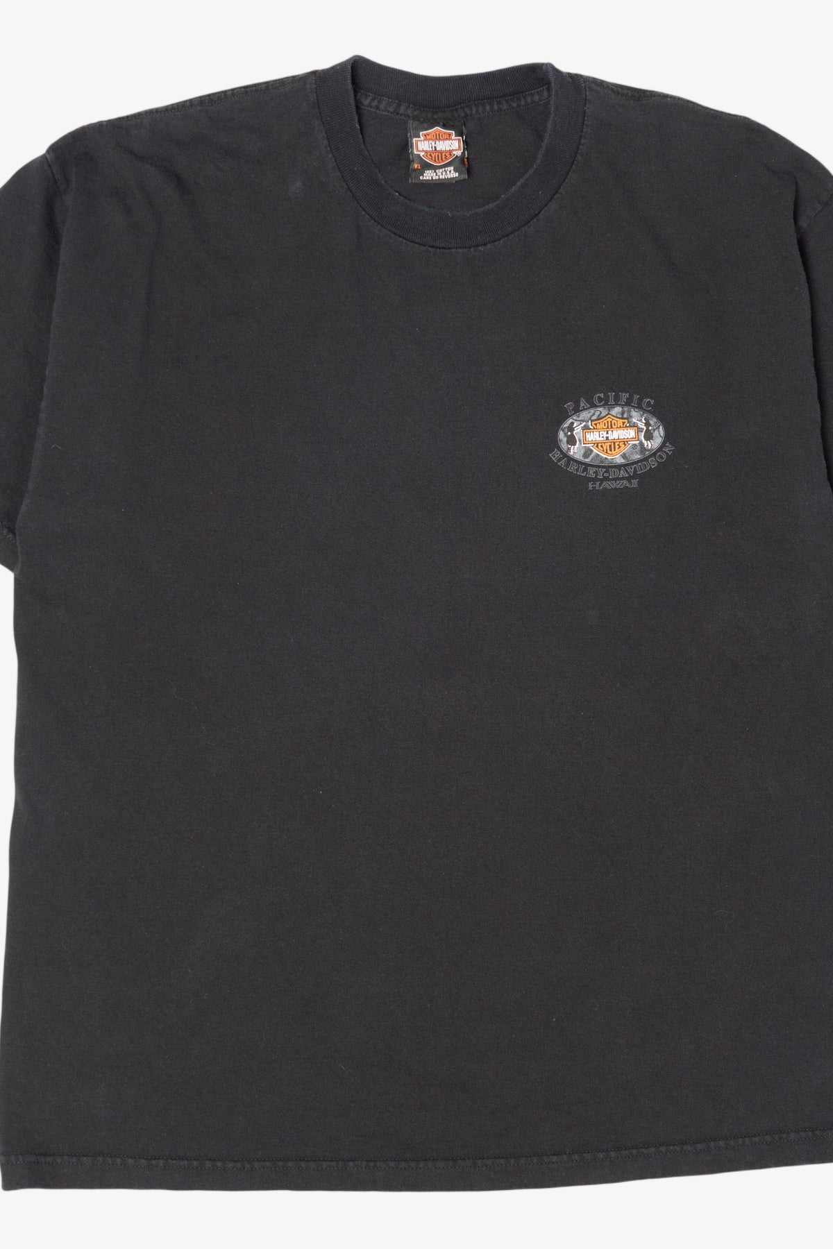 Vintage Pacific Harley Davidson Black T-Shirt (1990s)