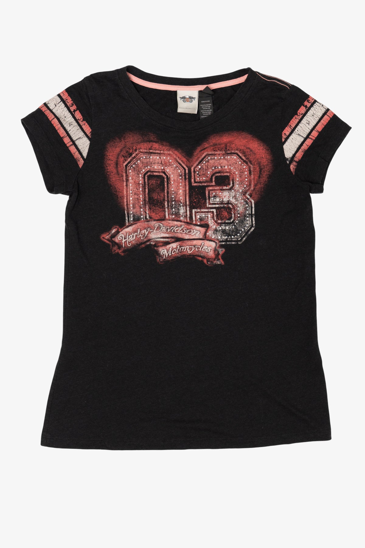 Vintage Harley Davidson "03" Rhinestone T-Shirt (2000s)
