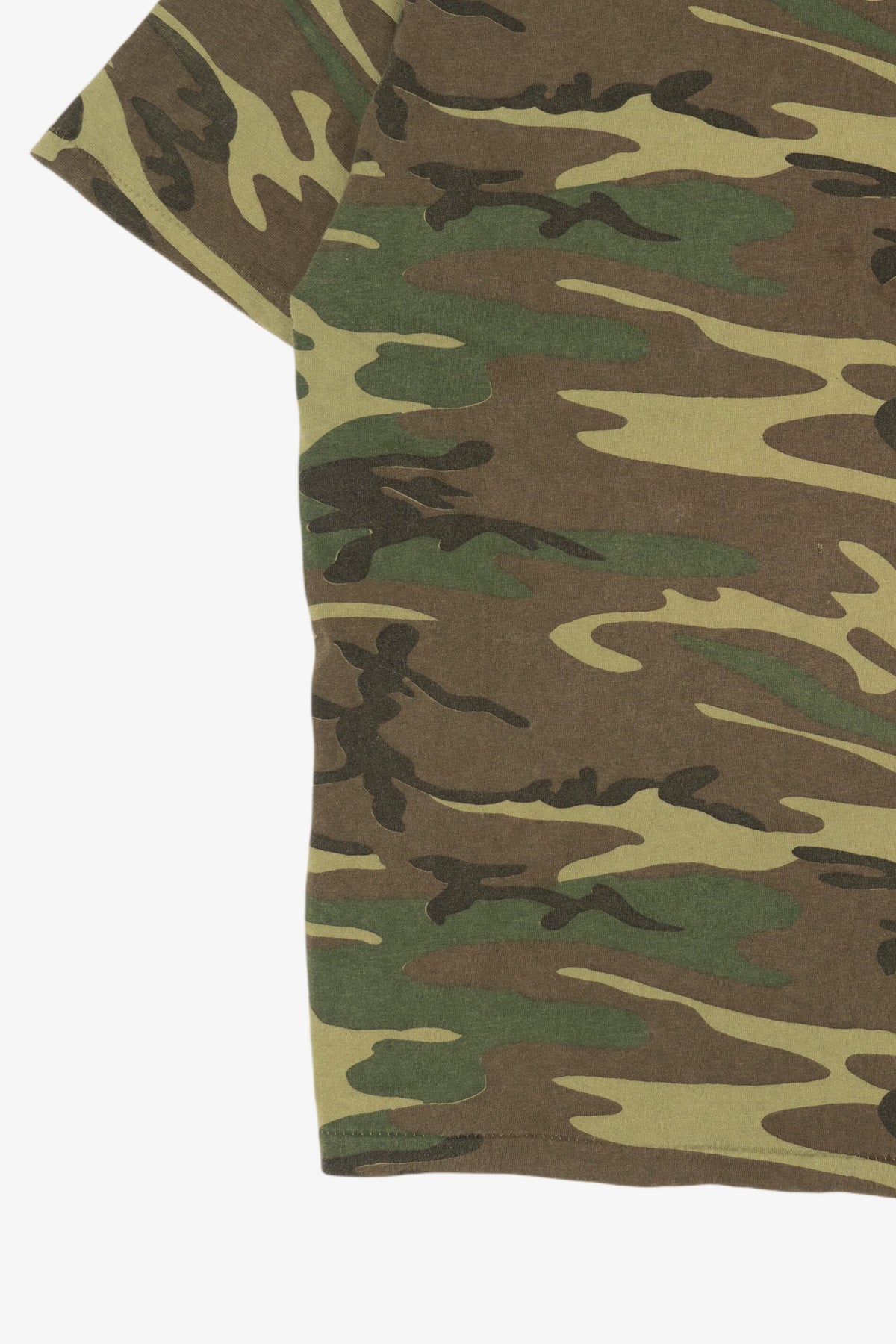 Vintage Green Camouflage John Deer Single Stitch T-Shirt (1990s)