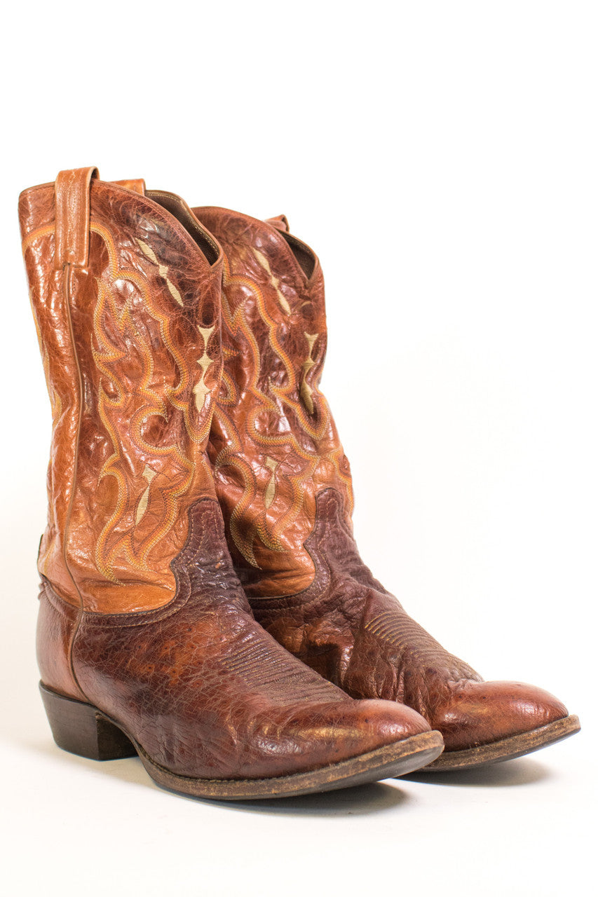 Vintage Tony Lama Cowboy Boot (14 D)