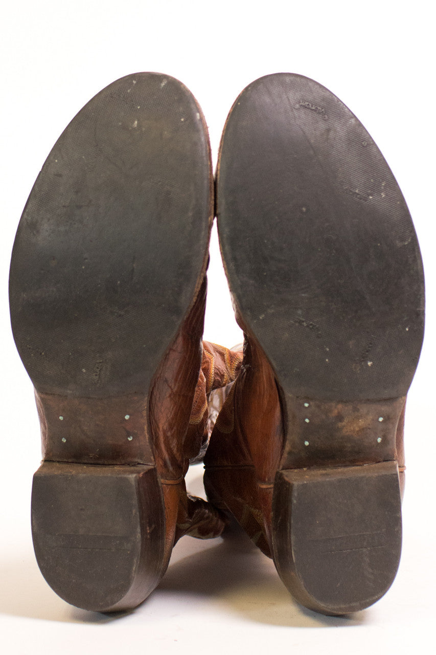 Vintage Tony Lama Cowboy Boot (14 D)