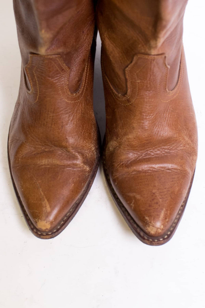 Vintage Cowboy Boots (6.5 B)