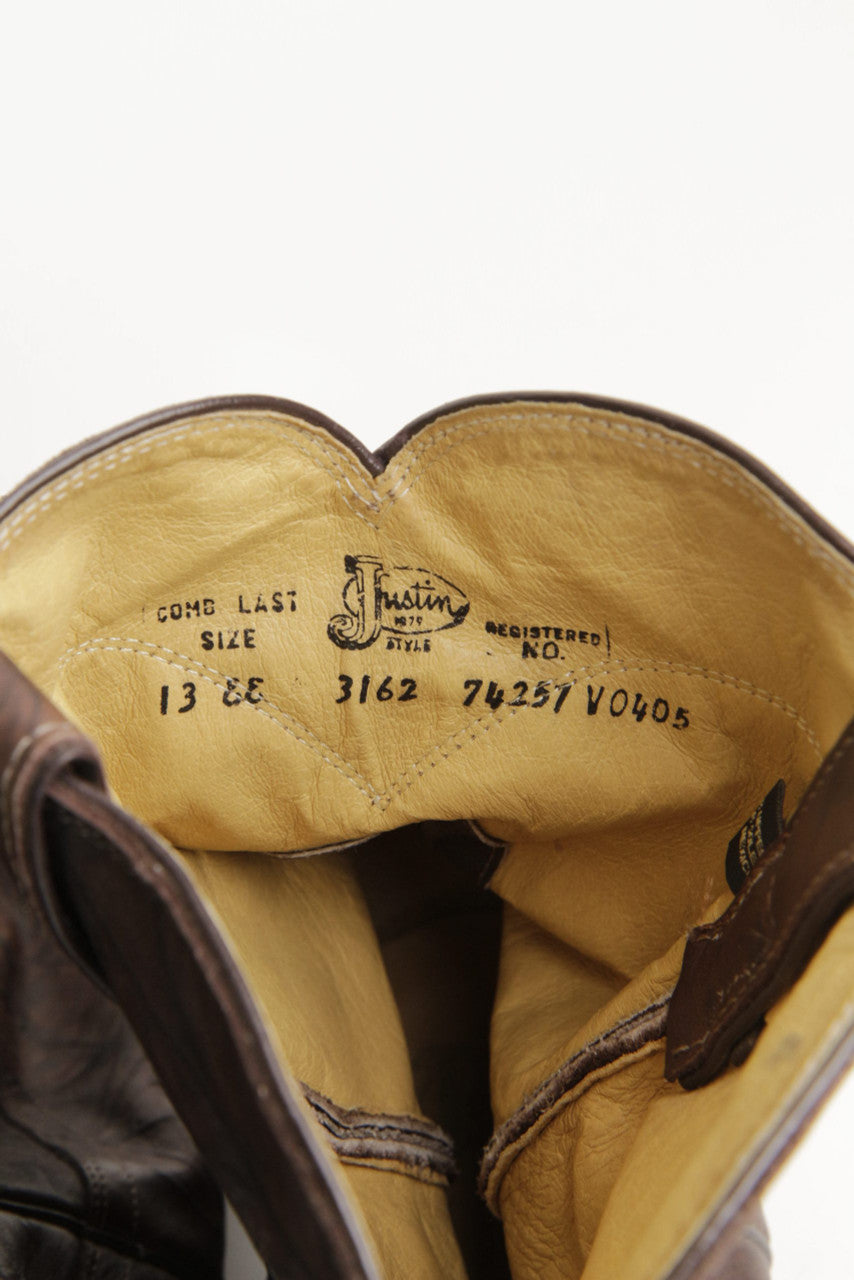 13 EE Justin Cowboy Boot