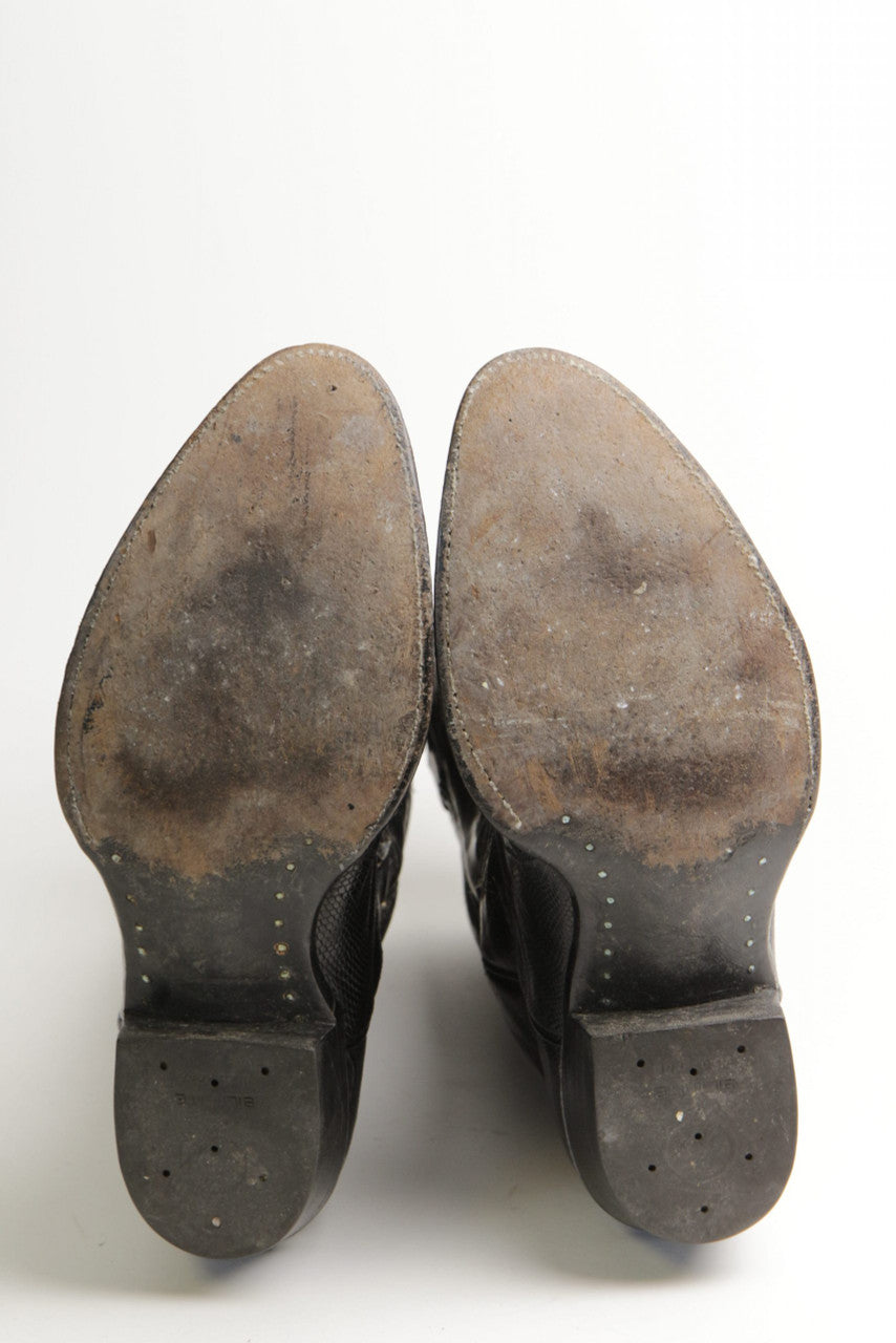 Black 11 D Cowboy Boots