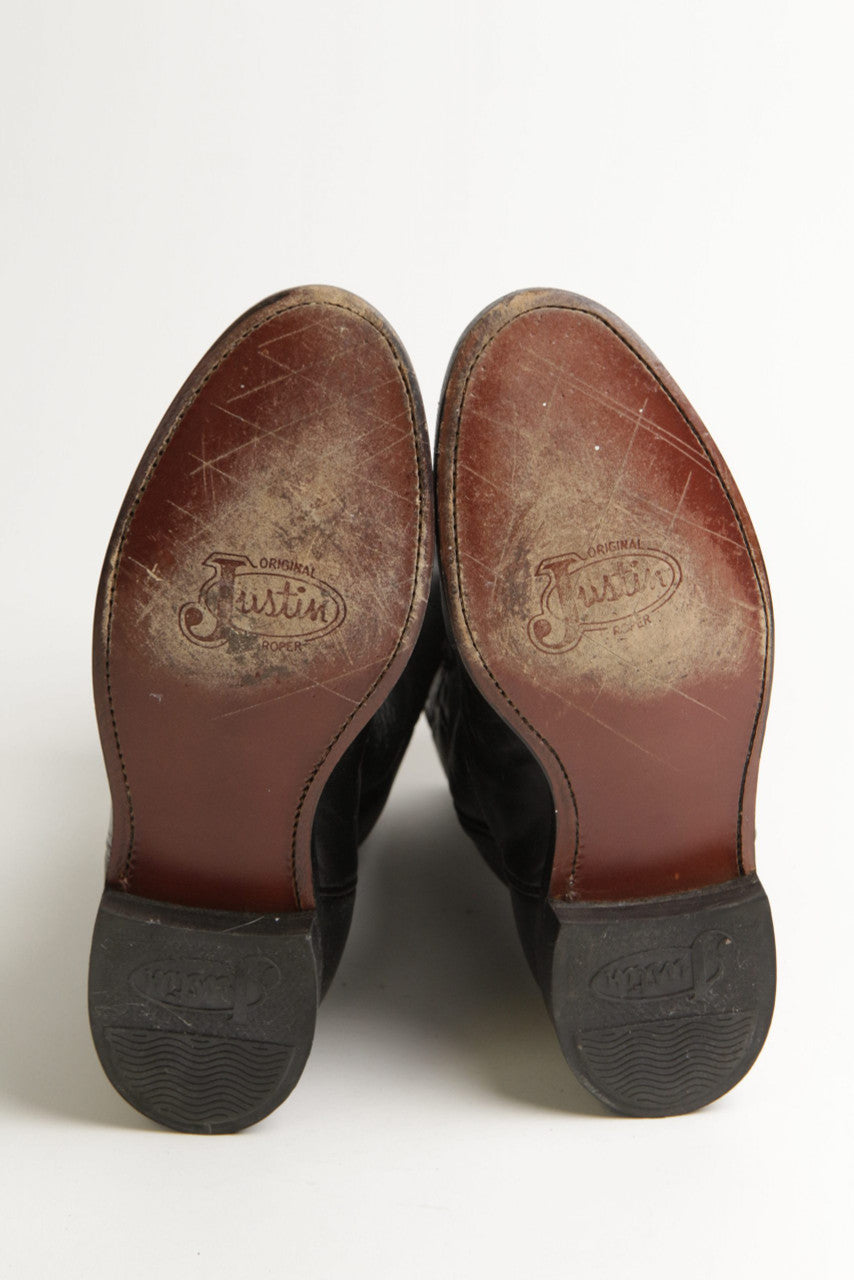 Men's 9B Justin Leather Boots