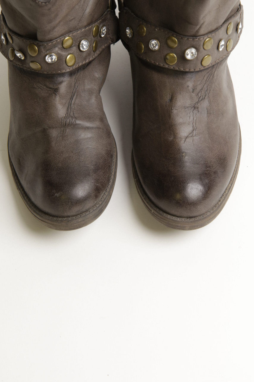 Women's Size 7 Aisha Leather Boots