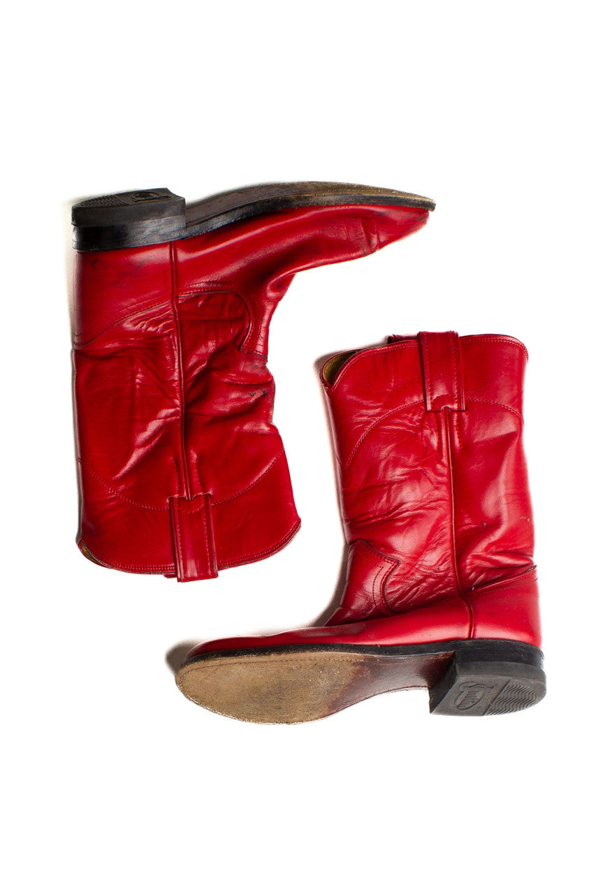Vintage Justin Cowboy Boot (1990s) Sz. 5.5
