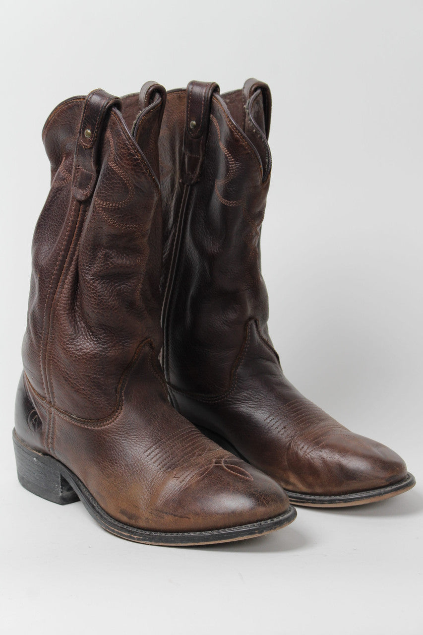 Acme Brown Cowboy Boots (Sz. 9 D) 1267